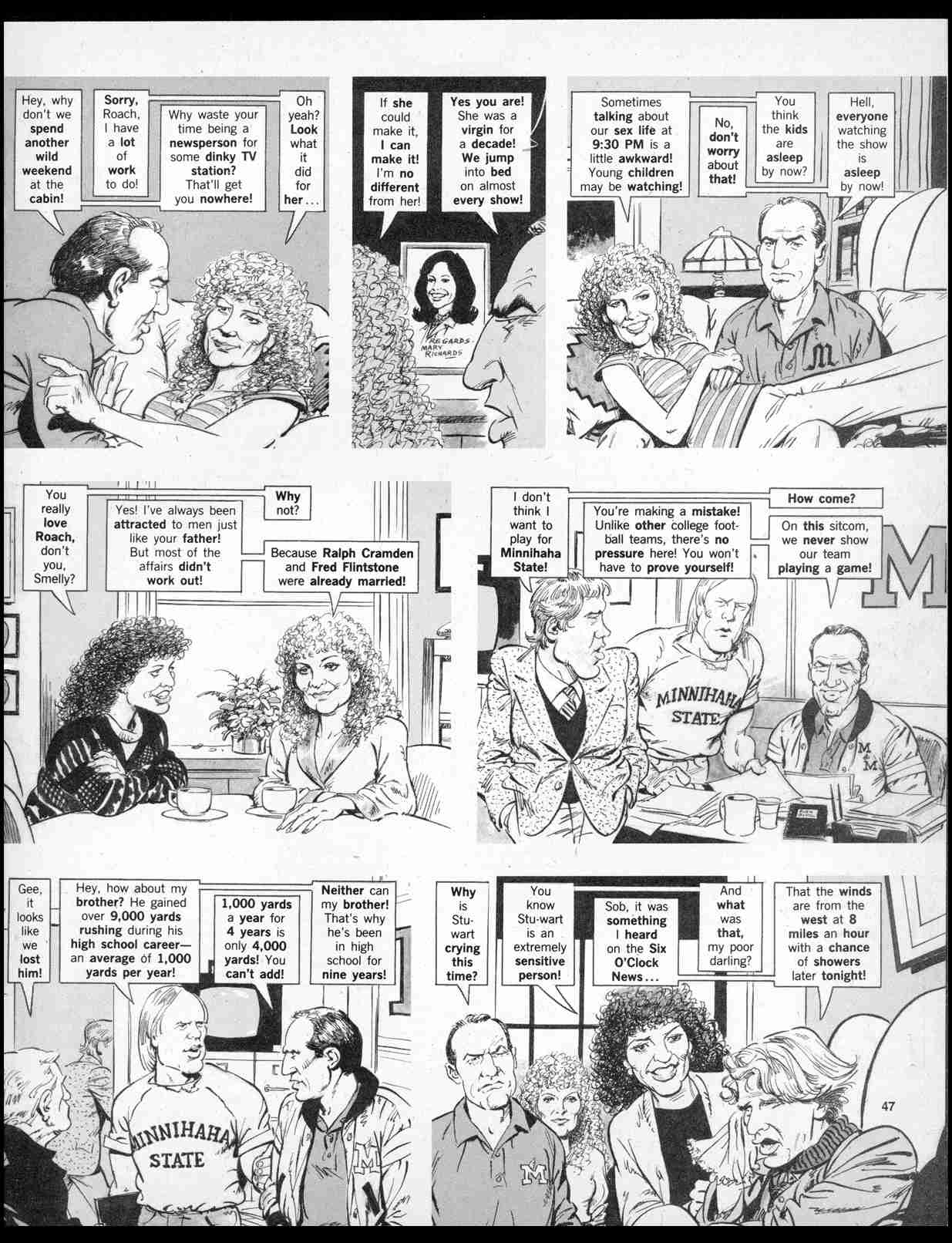 Read online MAD comic -  Issue #296 - 49