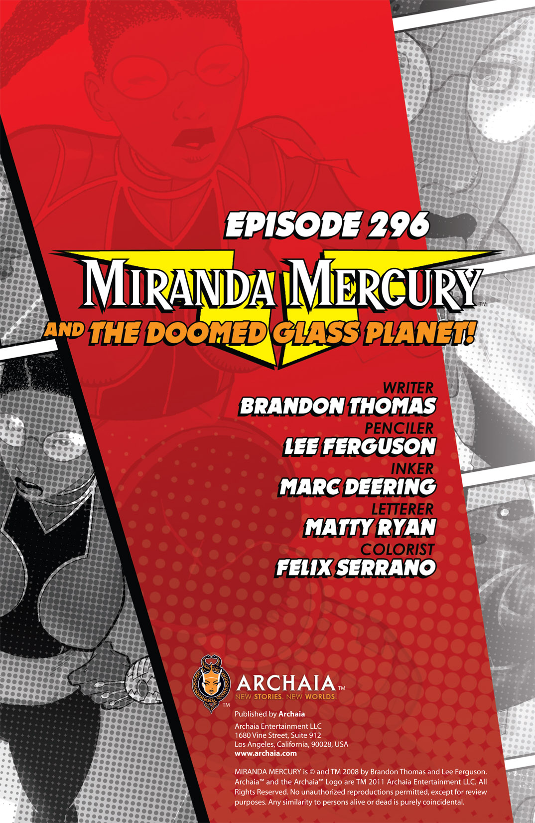 Read online The Many Adventures of Miranda Mercury: Time Runs Out comic -  Issue # TPB - 41