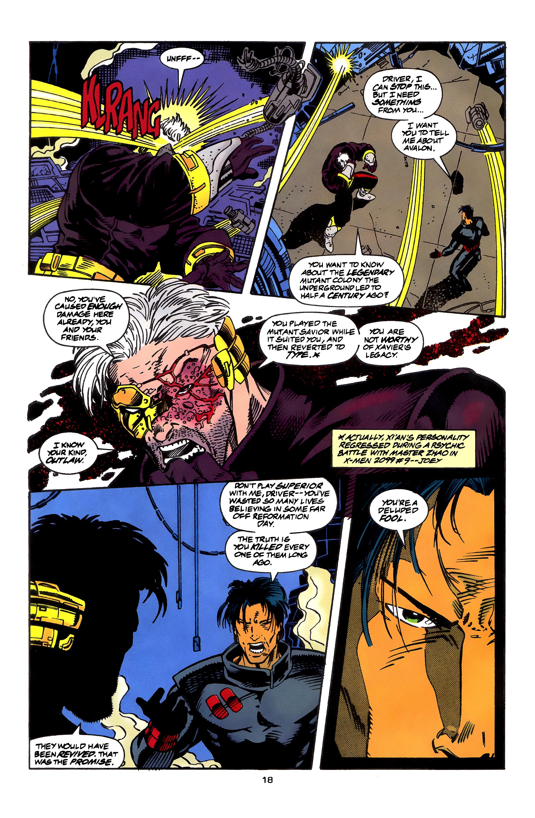 Read online X-Men 2099 comic -  Issue #13 - 15