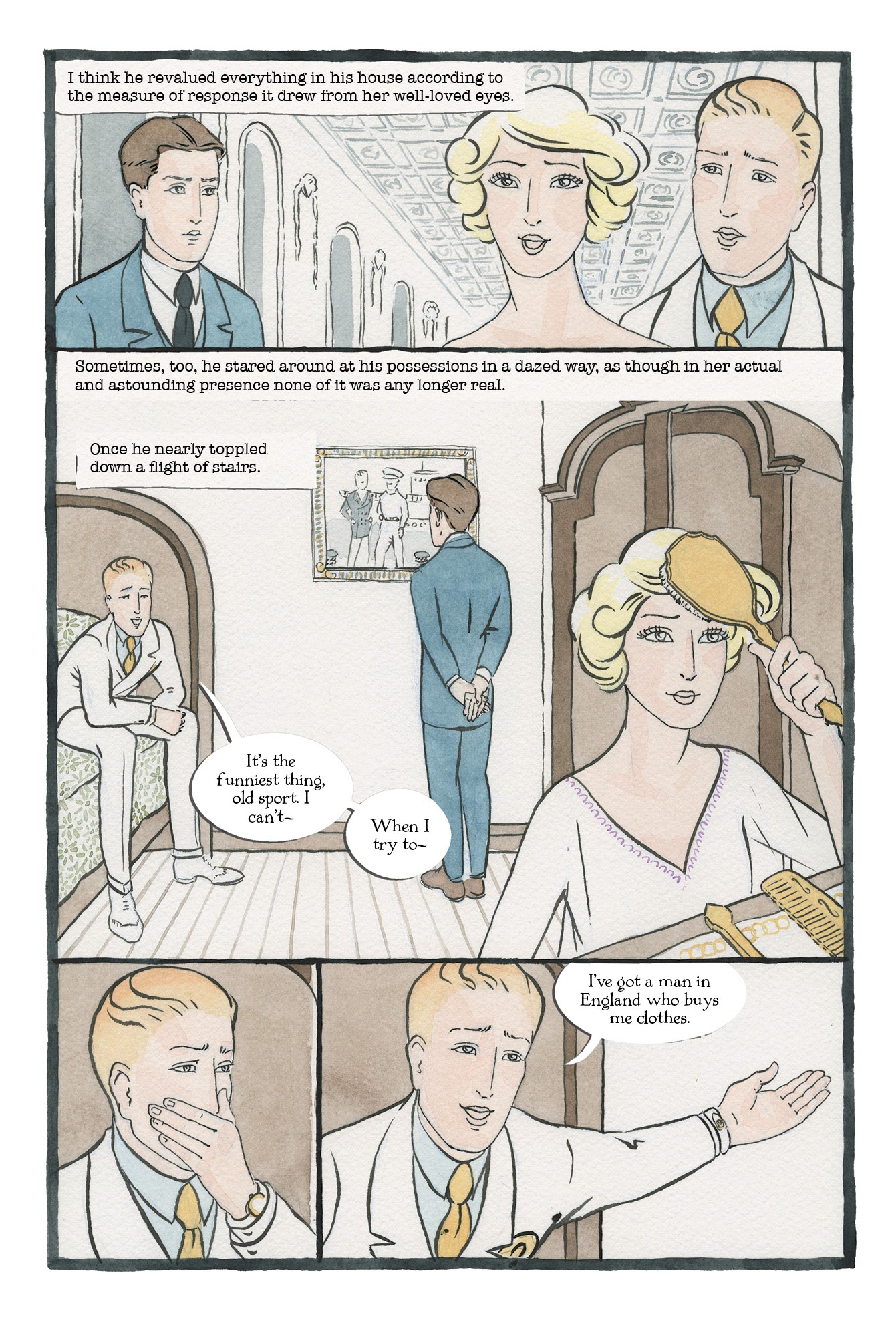 Read online The Great Gatsby: The Graphic Novel comic -  Issue # TPB (Part 2) - 13