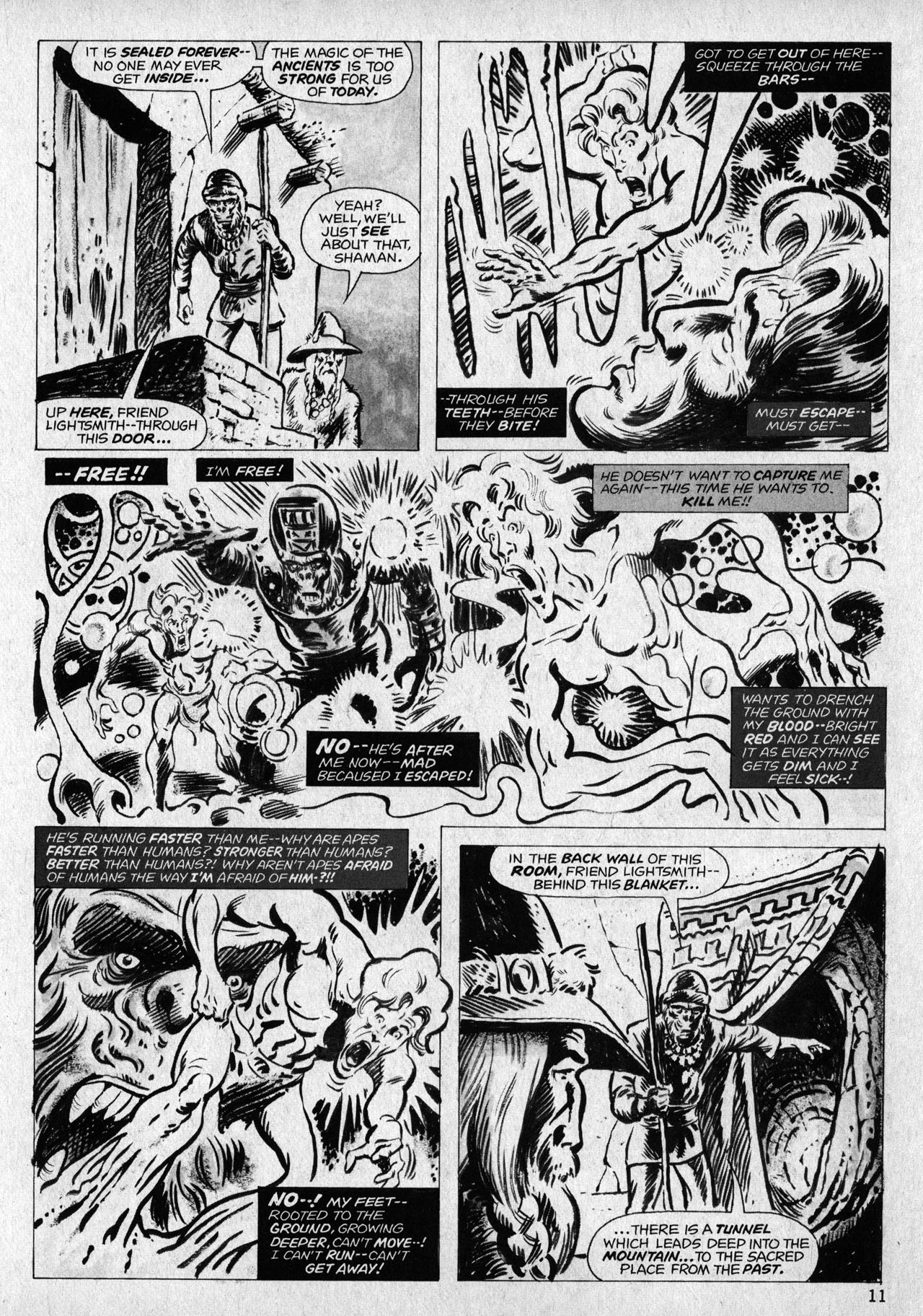 Read online Planet of the Apes comic -  Issue #19 - 11