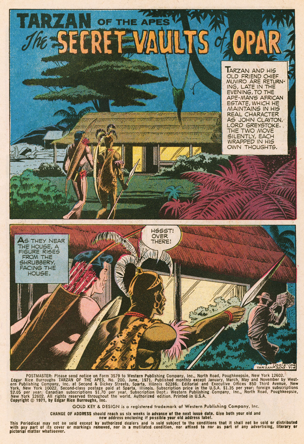 Read online Tarzan (1962) comic -  Issue #200 - 2