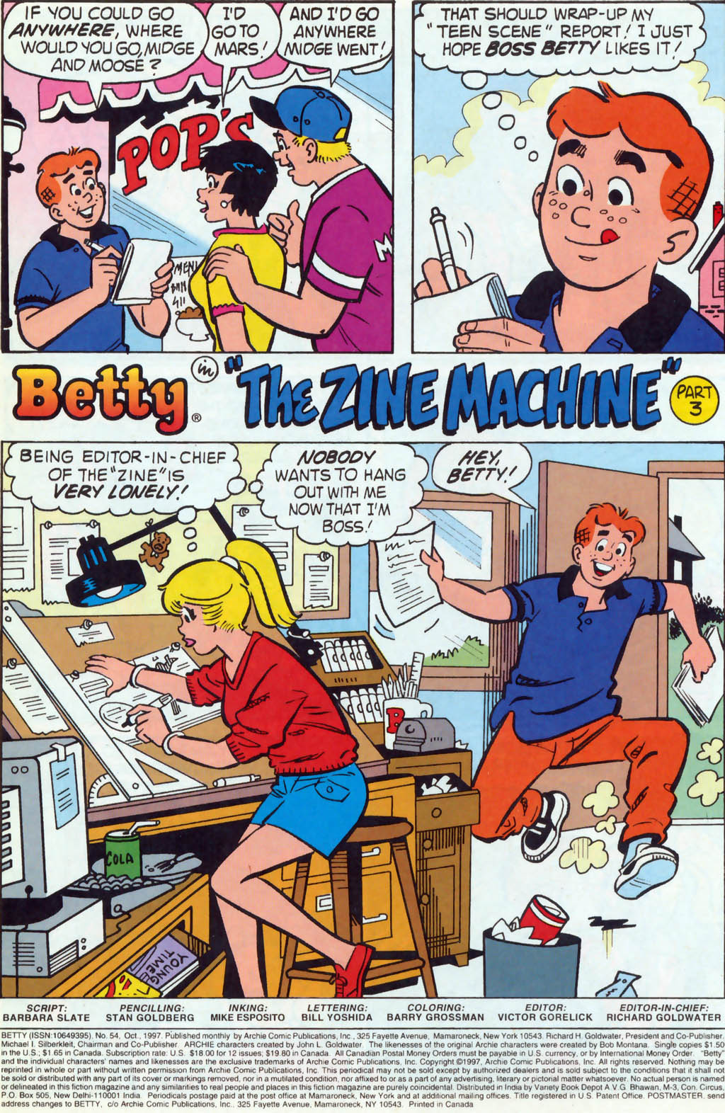 Read online Betty comic -  Issue #54 - 2