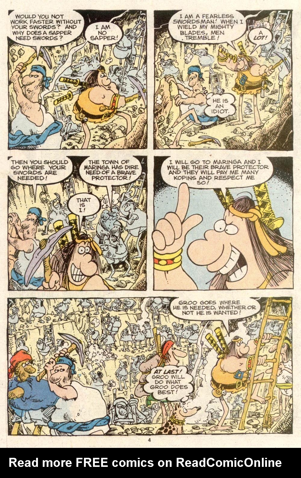 Read online Sergio Aragonés Groo the Wanderer comic -  Issue #49 - 4