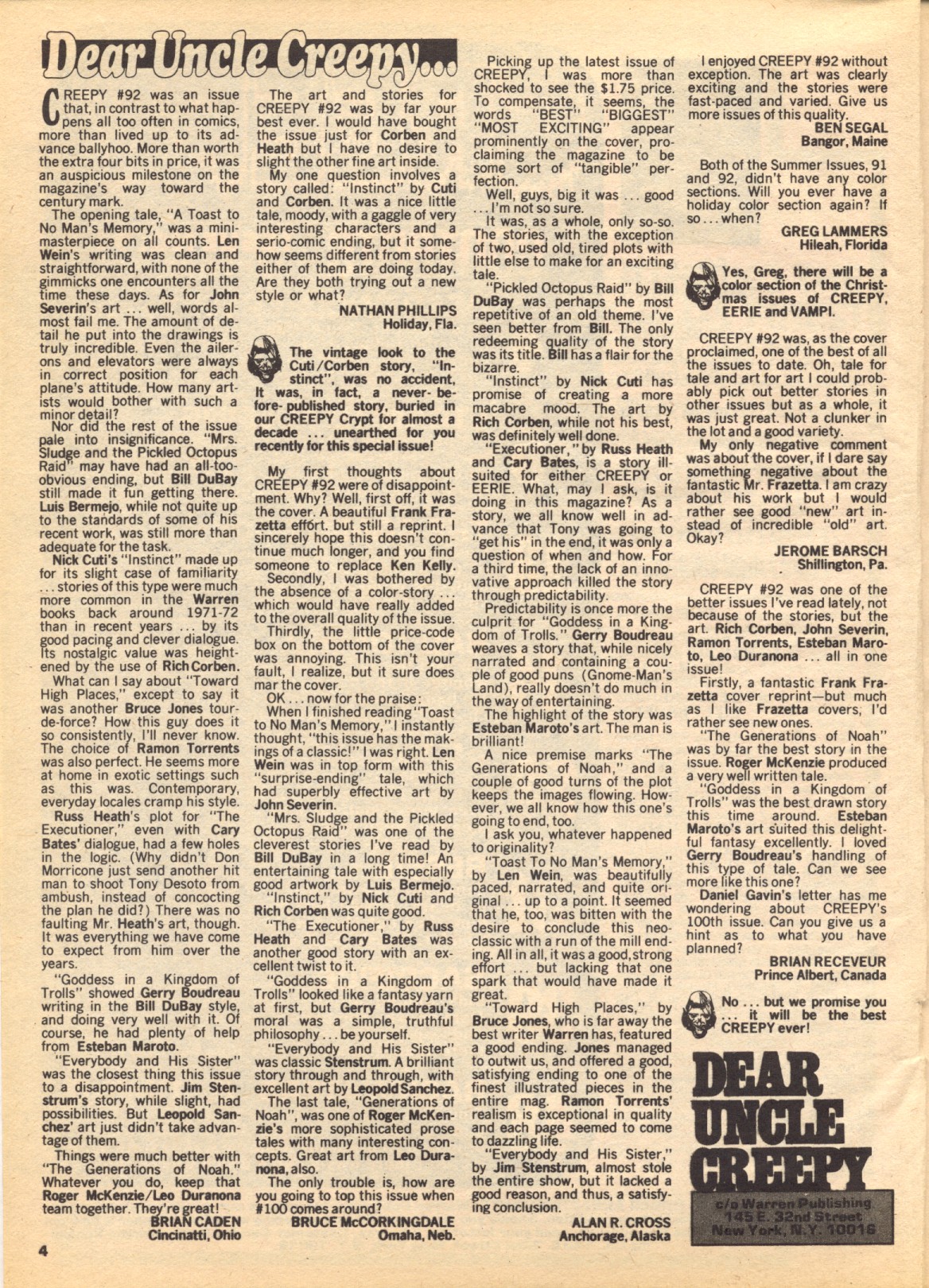 Read online Creepy (1964) comic -  Issue #94 - 4