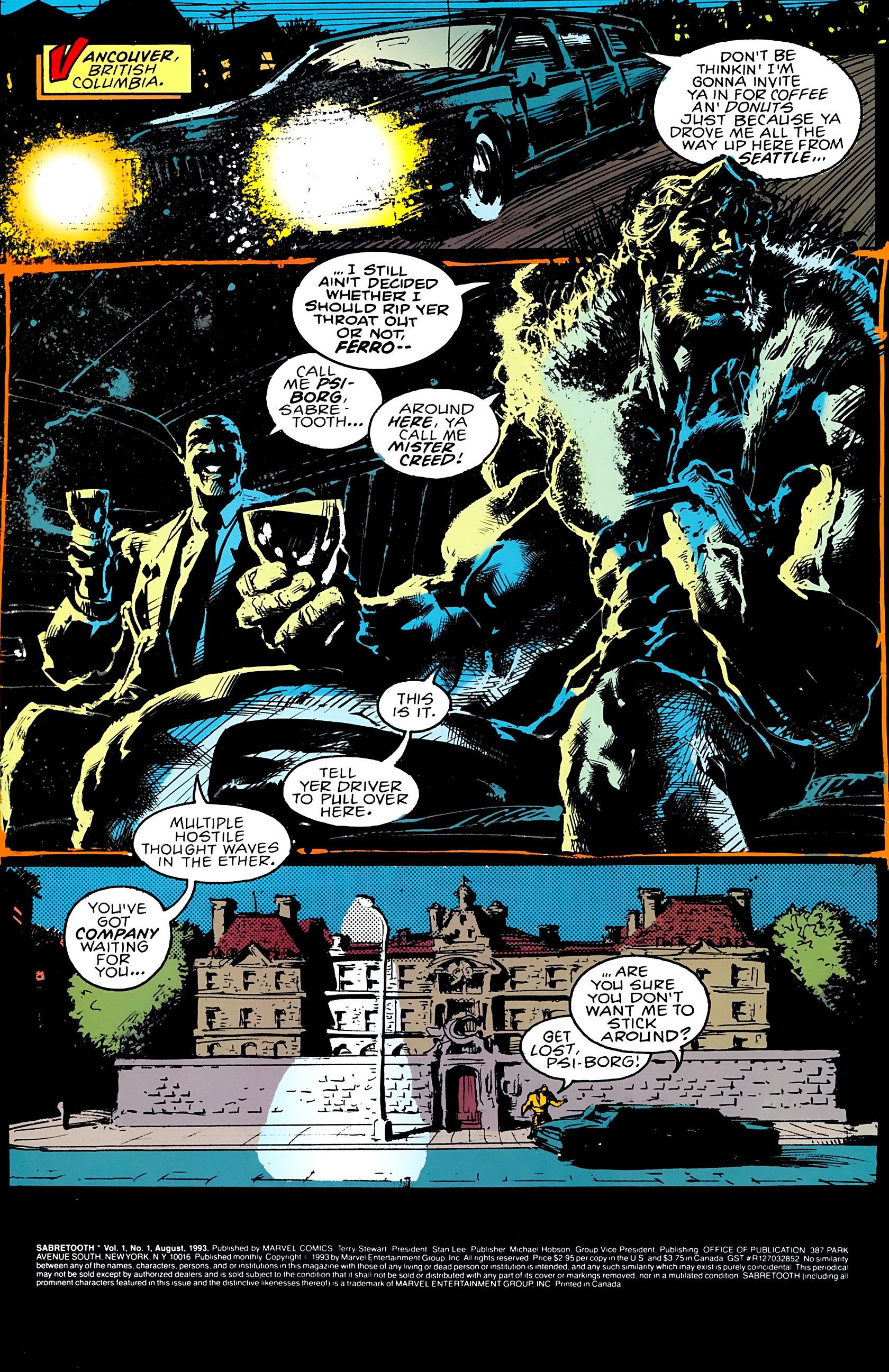 Read online Sabretooth comic -  Issue #1 - 3