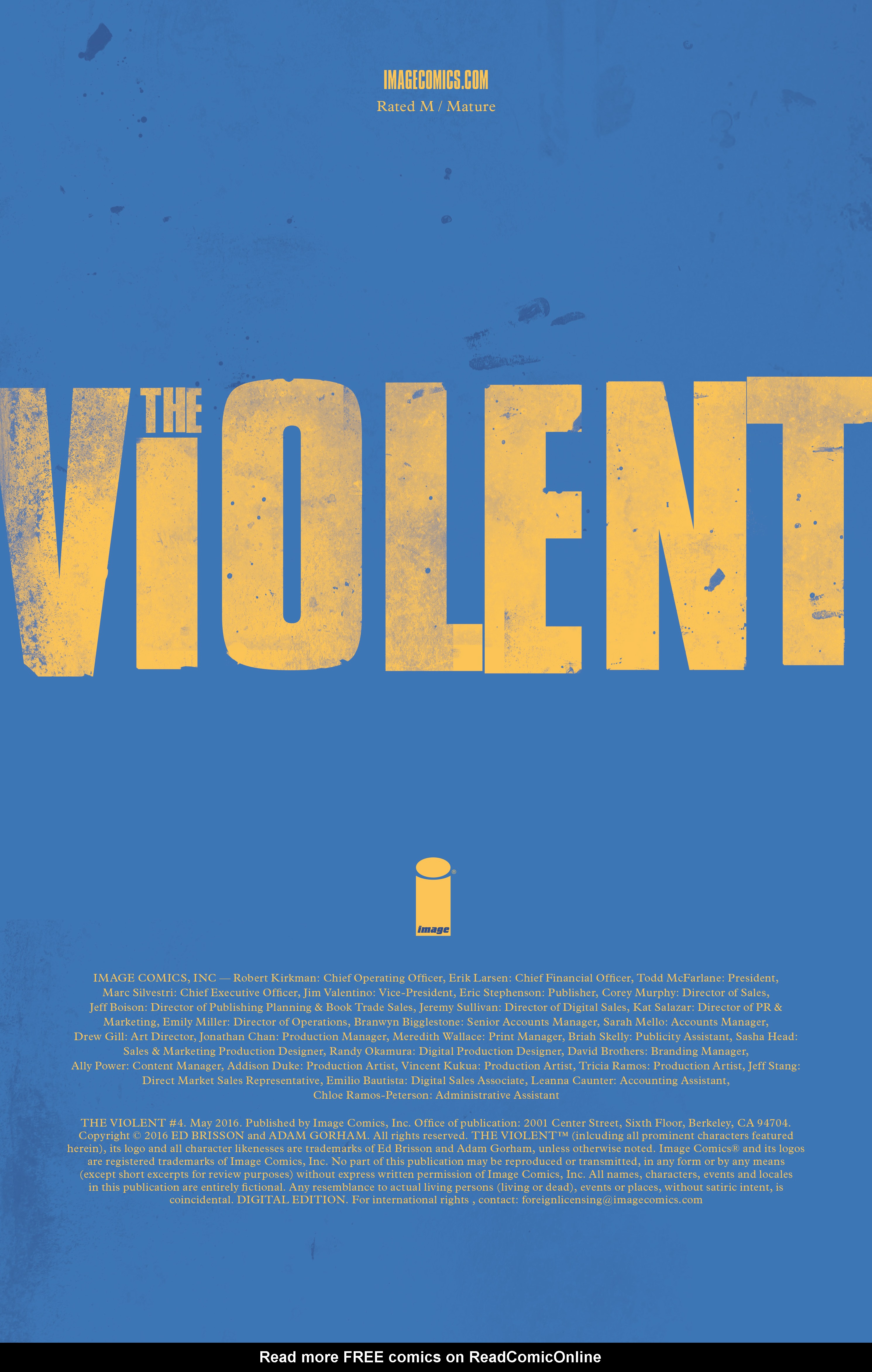 Read online The Violent comic -  Issue #4 - 32