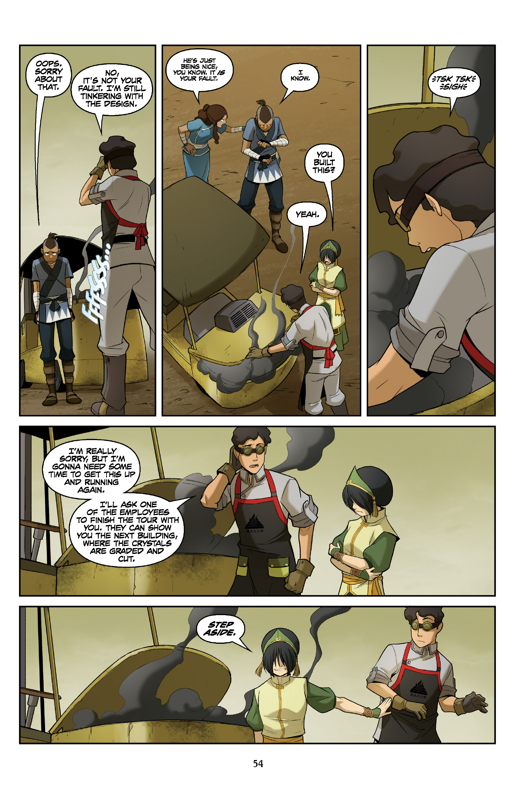 Read online Nickelodeon Avatar: The Last Airbender - The Rift comic -  Issue # _Omnibus (Part 1) - 54