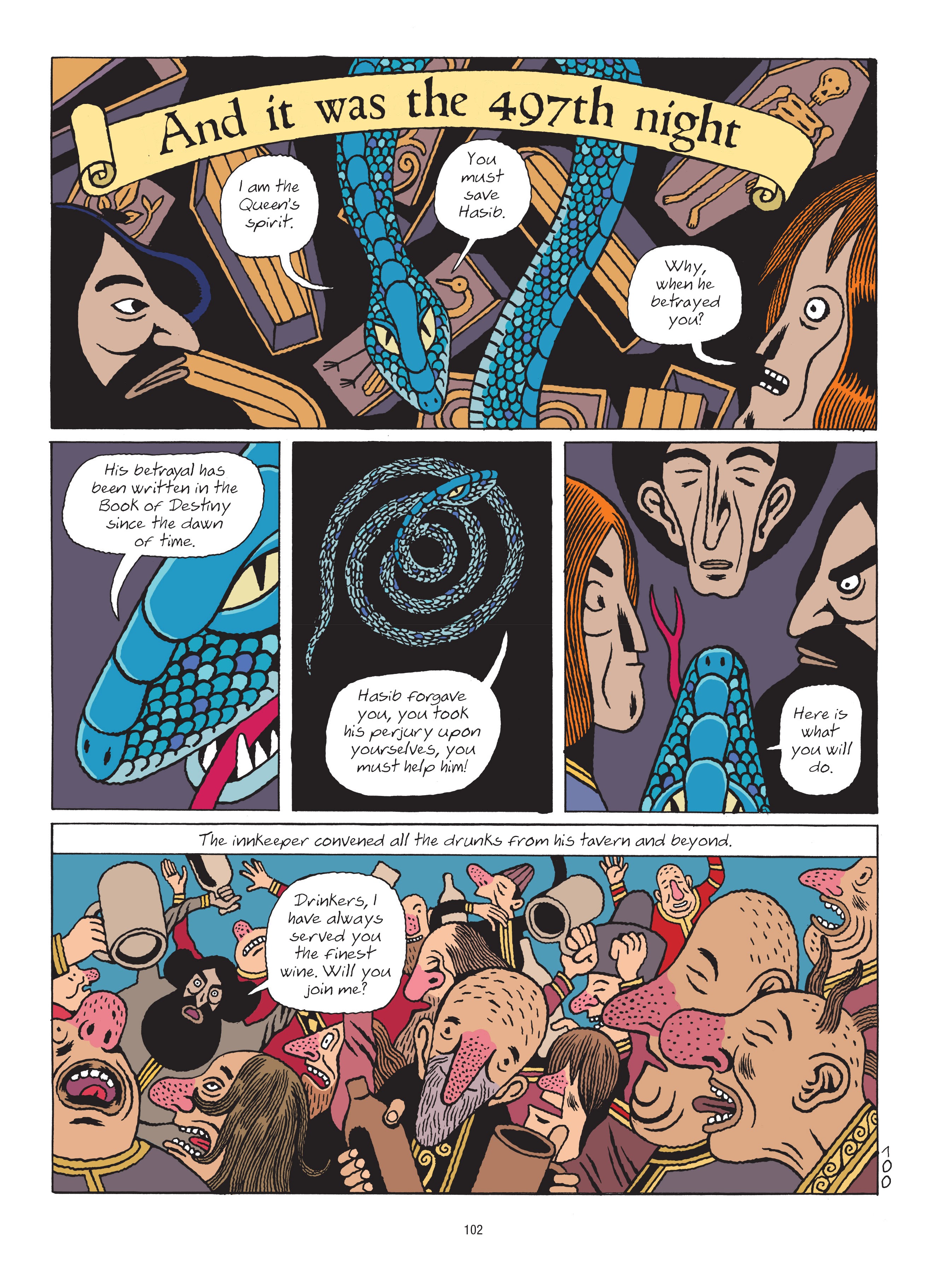 Read online A Tale of a Thousand and One Nights: HASIB & the Queen of Serpents comic -  Issue # TPB - 102