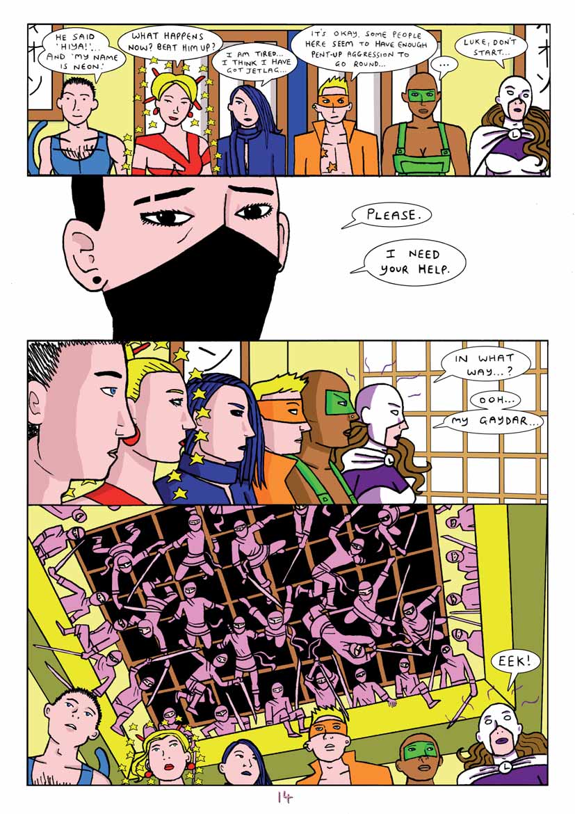 Read online Spandex comic -  Issue #2 - 18