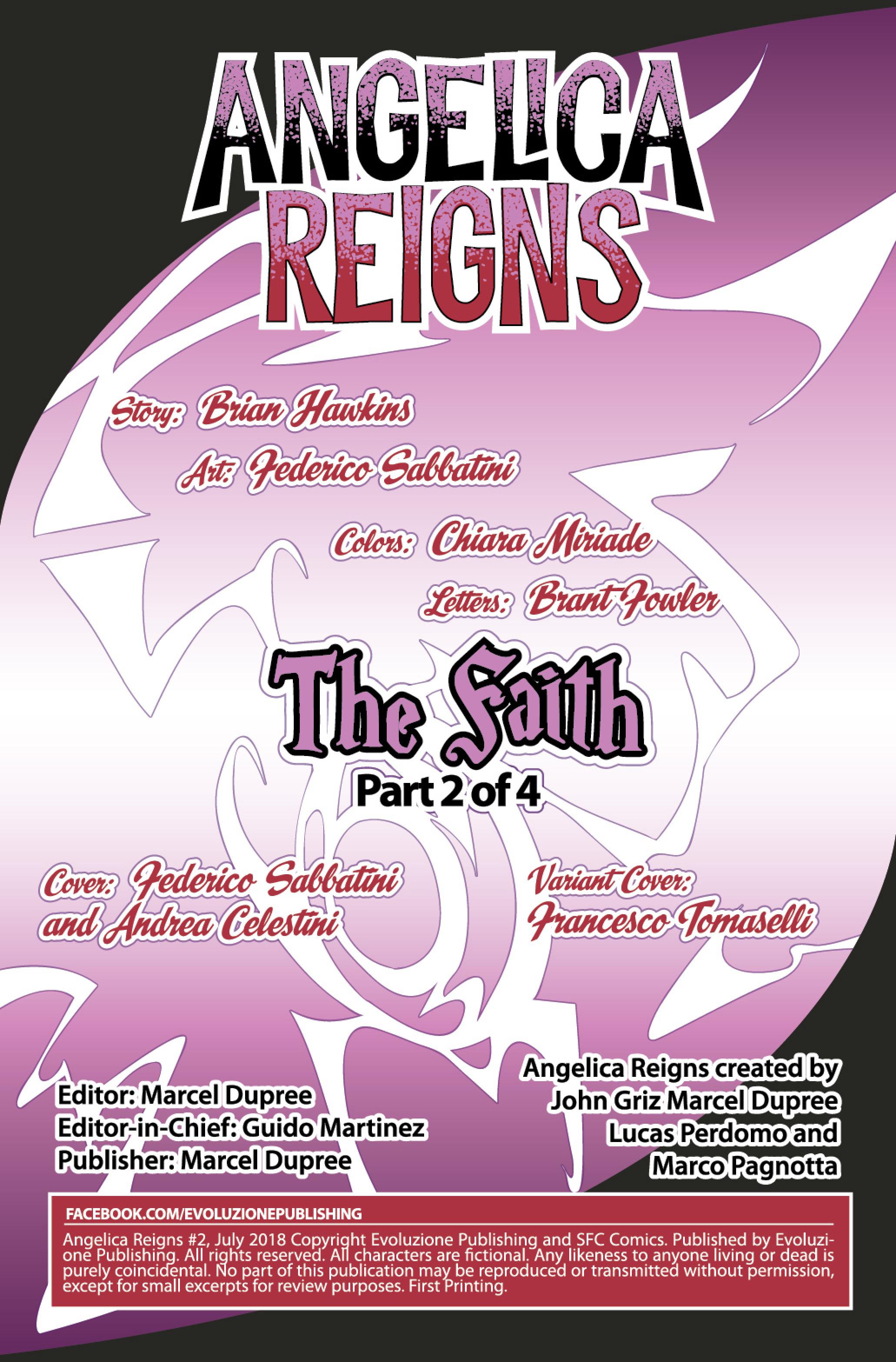 Read online Angelica Reigns: The Faith comic -  Issue #2 - 2