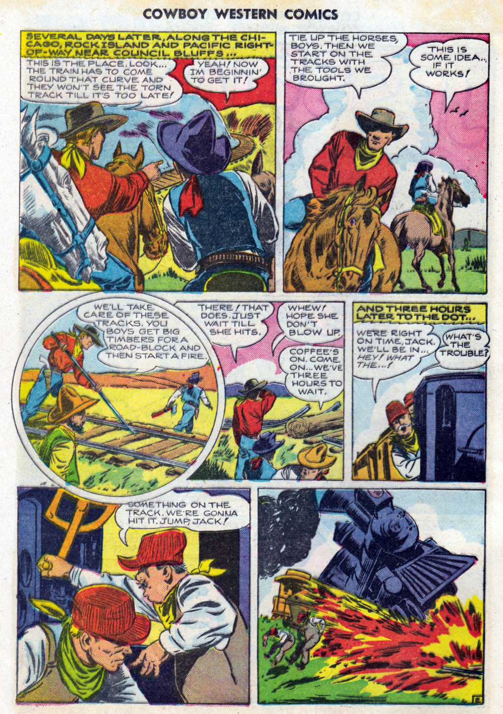Read online Cowboy Western Comics (1948) comic -  Issue #21 - 4