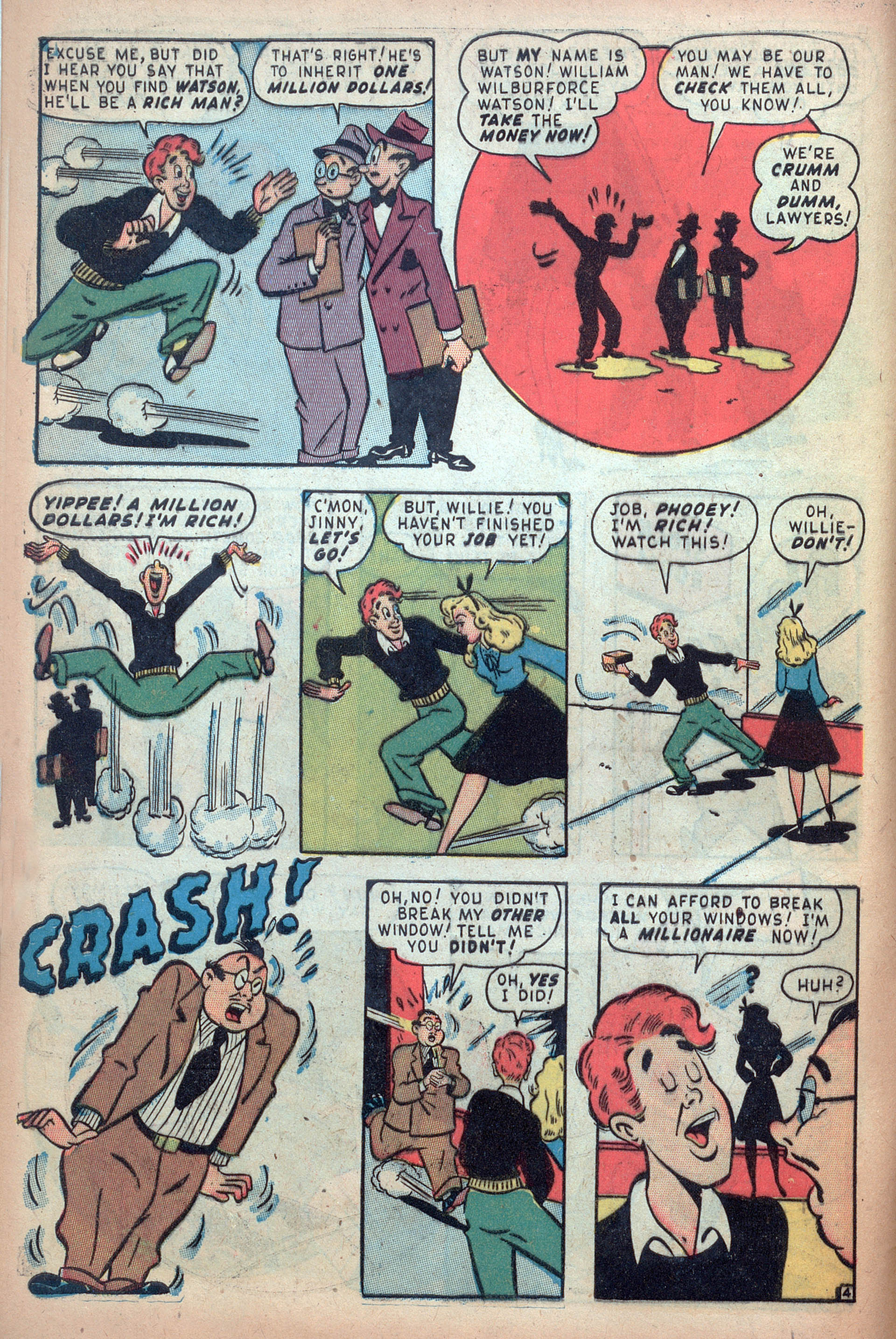 Read online Willie Comics (1946) comic -  Issue #14 - 6