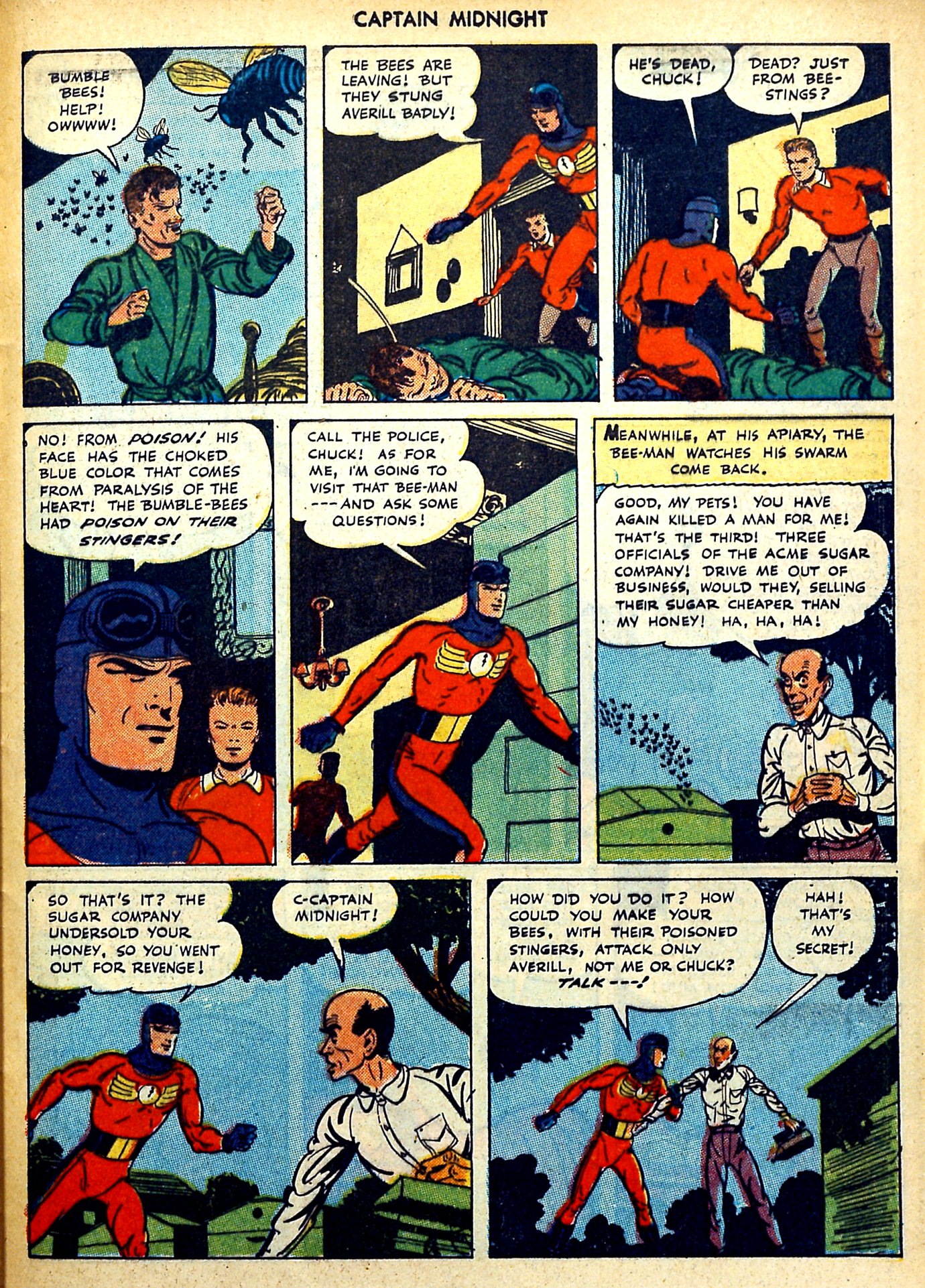 Read online Captain Midnight (1942) comic -  Issue #35 - 30