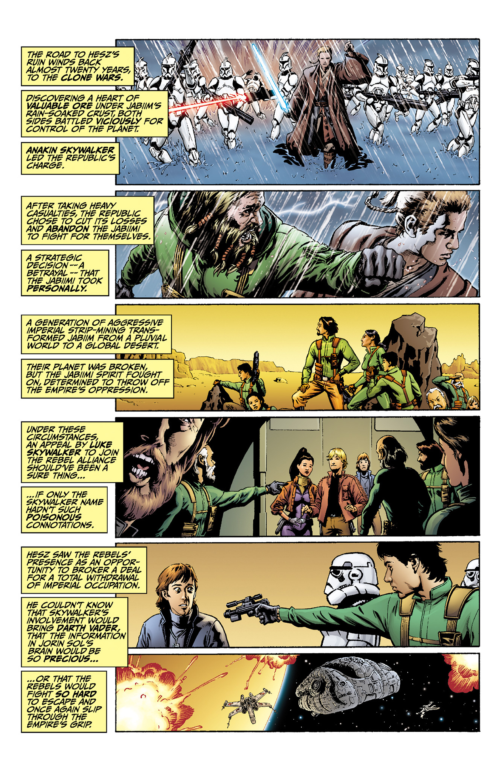 Read online Star Wars: Rebellion comic -  Issue #0 - 4