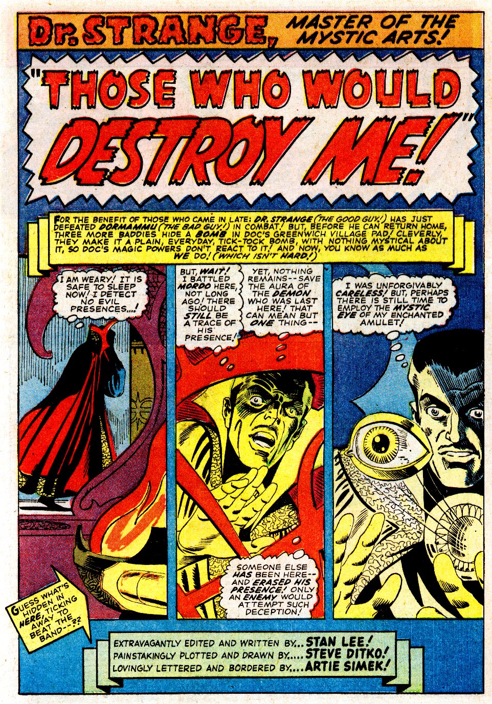 Read online Marvel Masterworks: Doctor Strange comic -  Issue # TPB 2 - 5