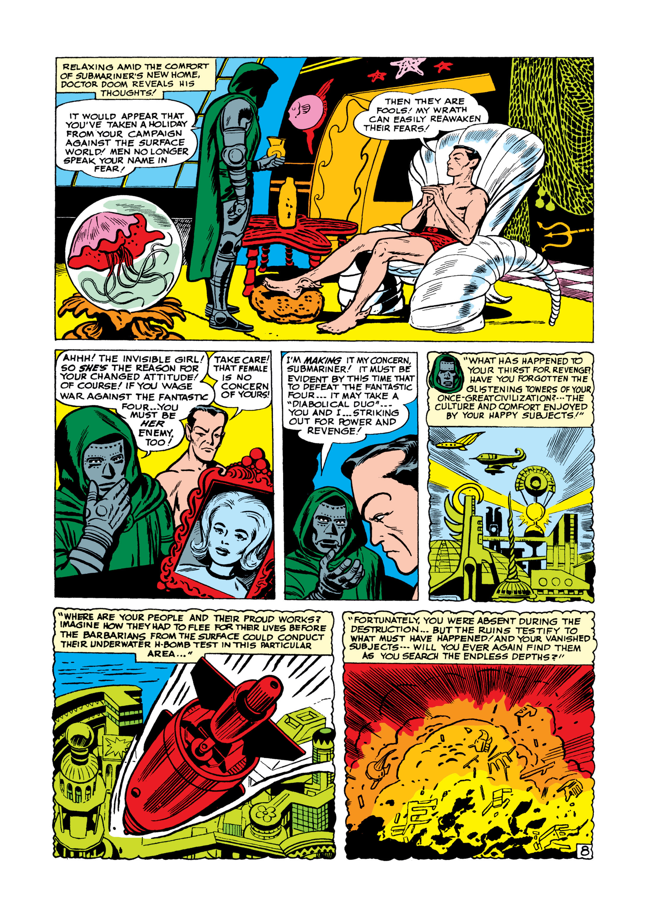 Read online Fantastic Four (1961) comic -  Issue #6 - 9