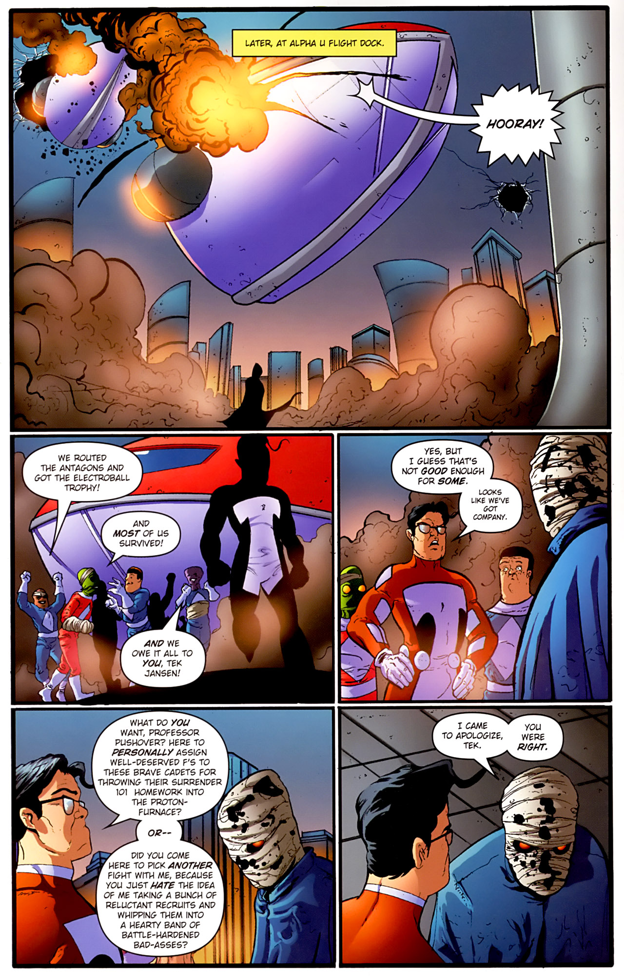 Read online Stephen Colbert's Tek Jansen comic -  Issue #2 - 17