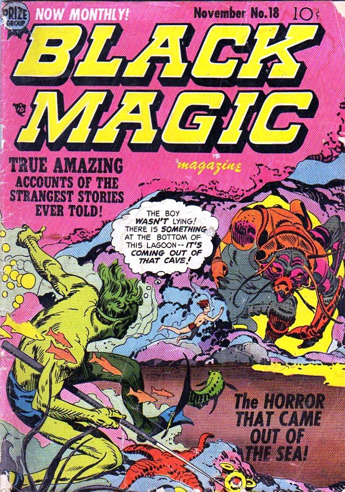 Read online Black Magic (1950) comic -  Issue #18 - 1