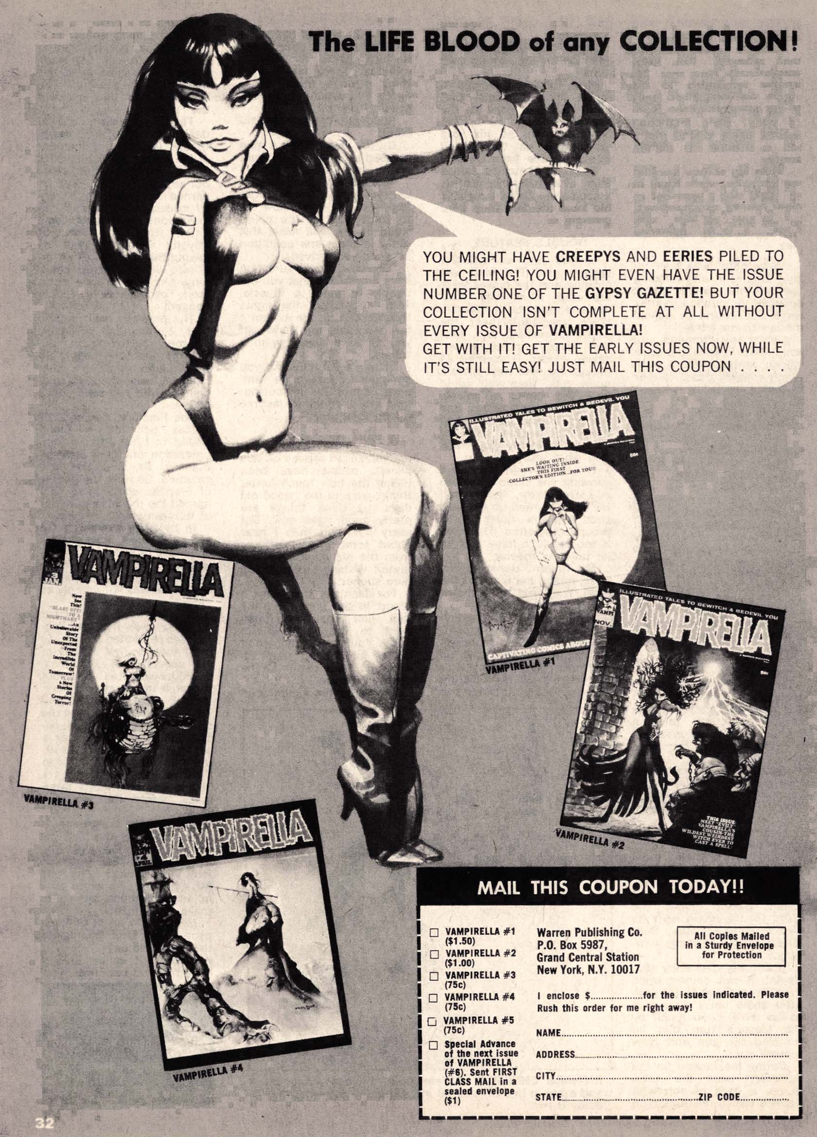 Read online Vampirella (1969) comic -  Issue #5 - 32