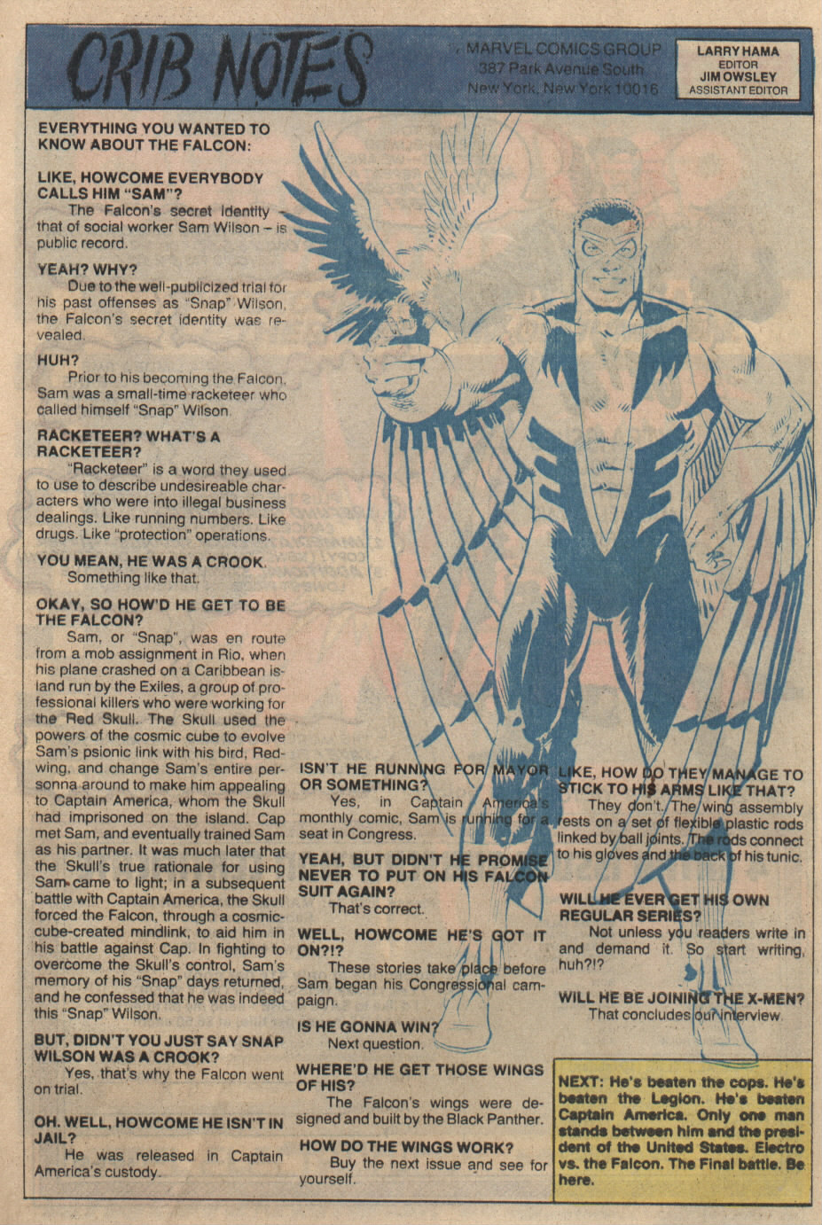 Read online Falcon (1983) comic -  Issue #3 - 24