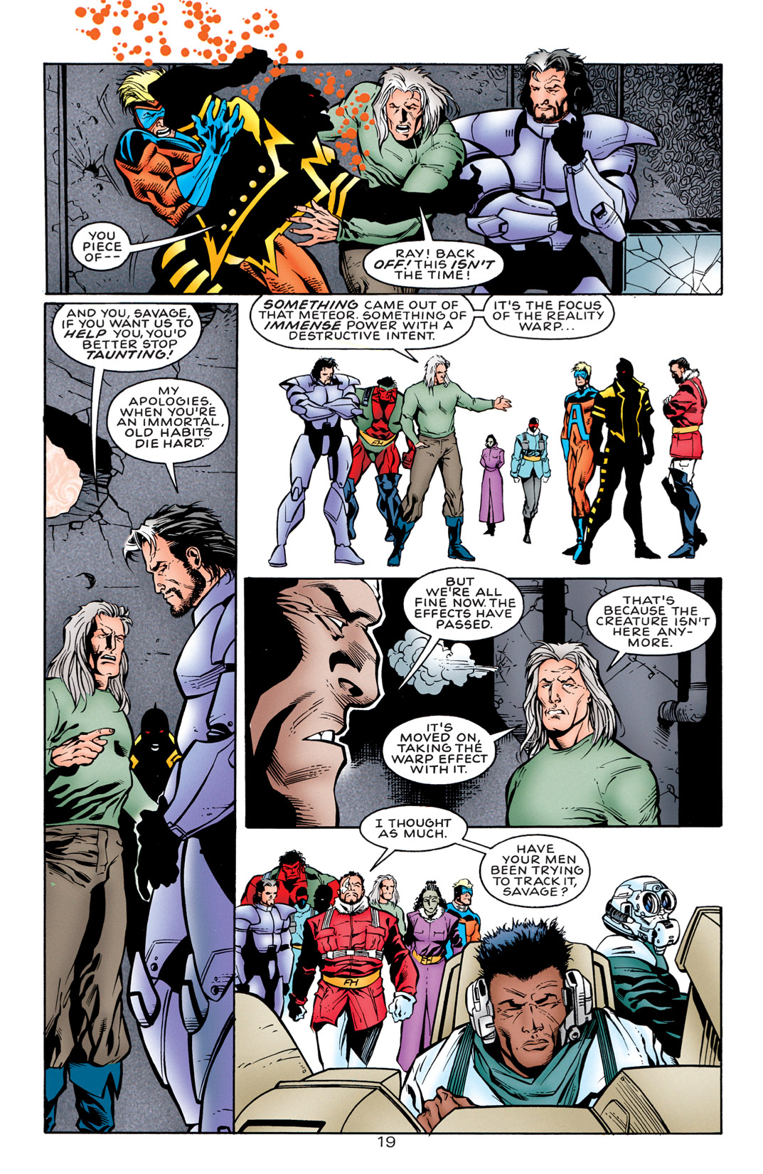 Read online Resurrection Man (1997) comic -  Issue #26 - 19