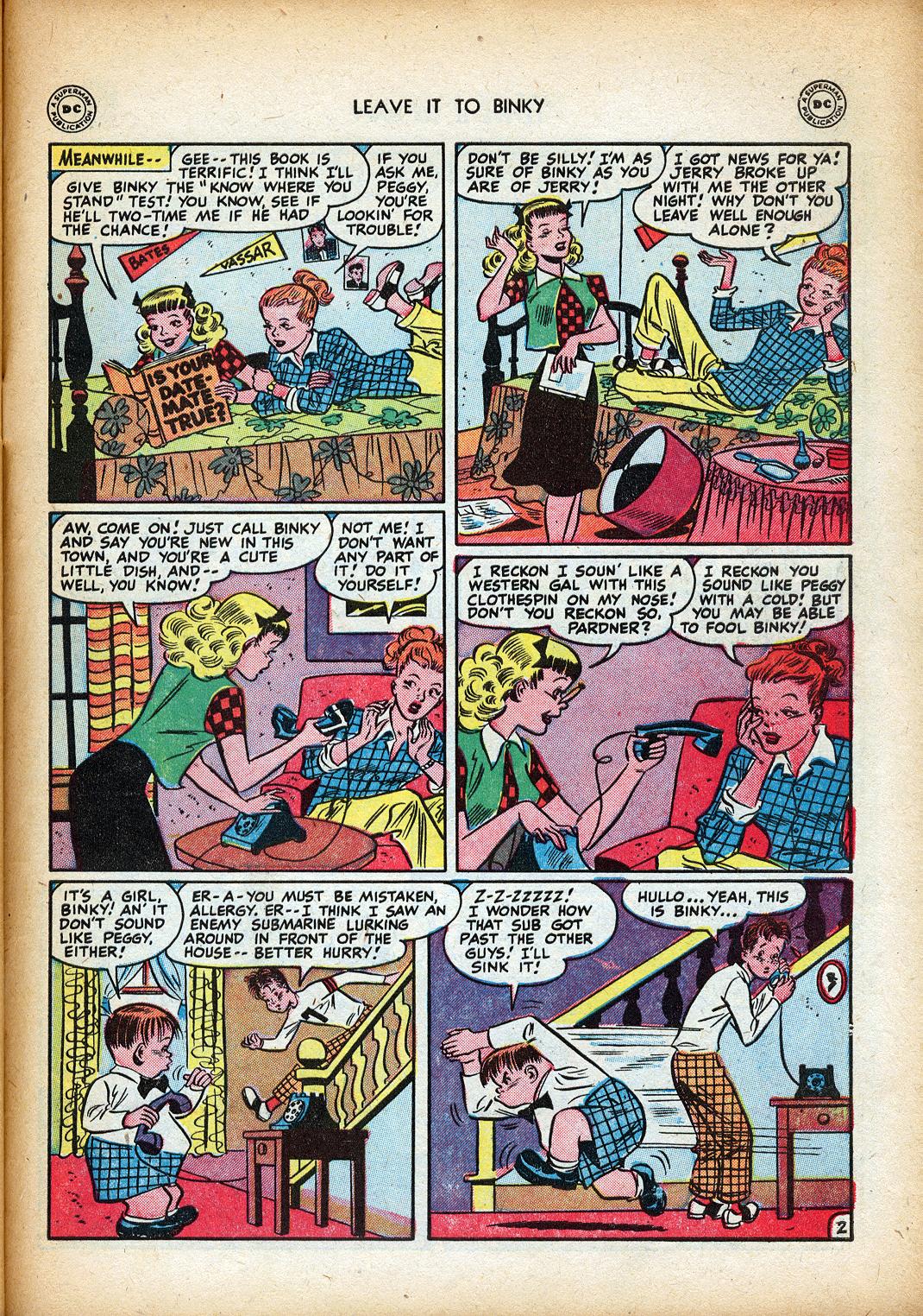 Read online Leave it to Binky comic -  Issue #1 - 45