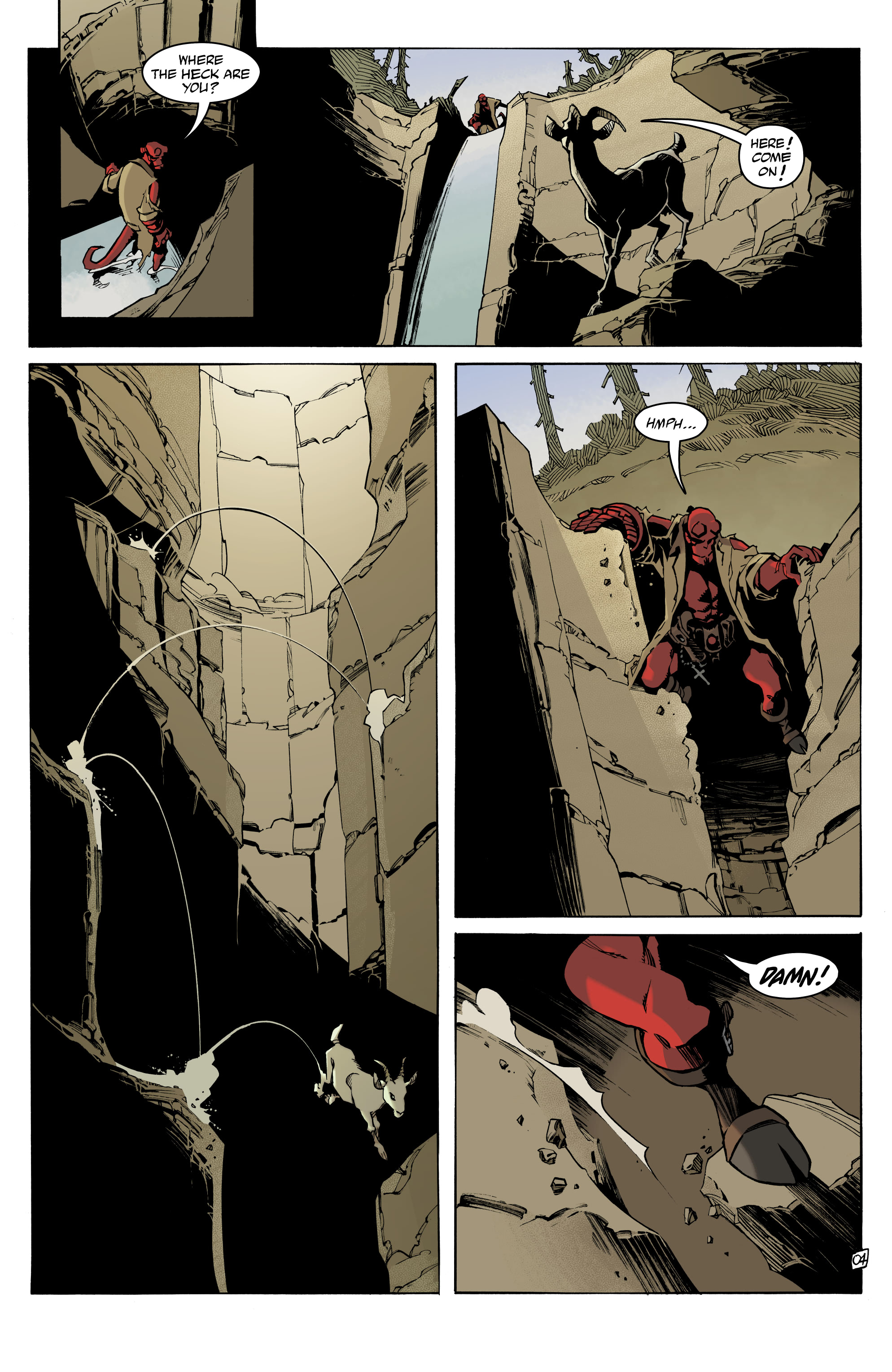Read online Hellboy and the B.P.R.D.: Night of the Cyclops comic -  Issue # Full - 6