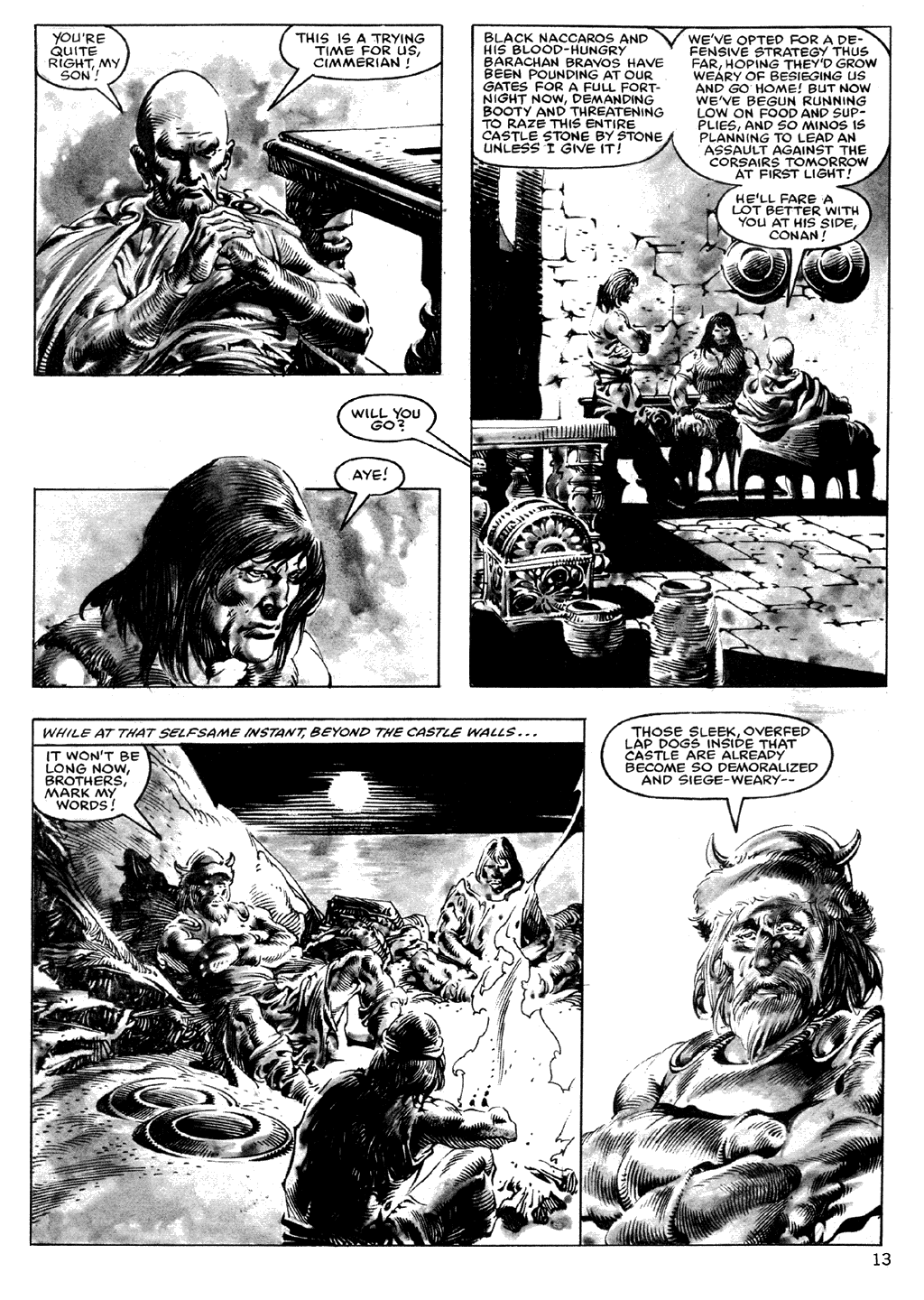 Read online The Savage Sword Of Conan comic -  Issue #101 - 13