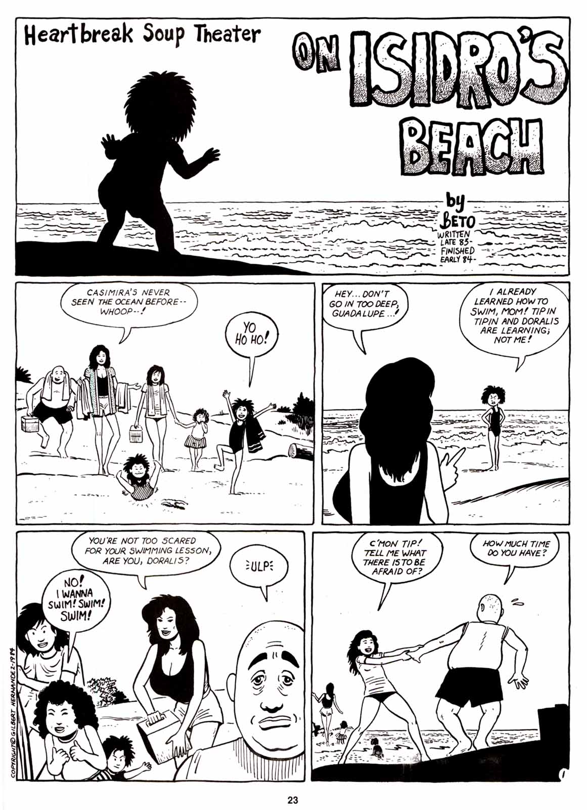 Read online Love and Rockets (1982) comic -  Issue #8 - 25