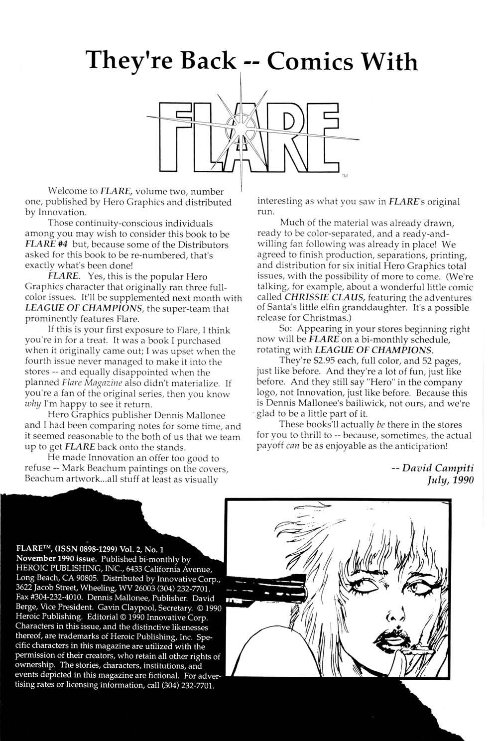 Read online Flare (1990) comic -  Issue #1 - 2