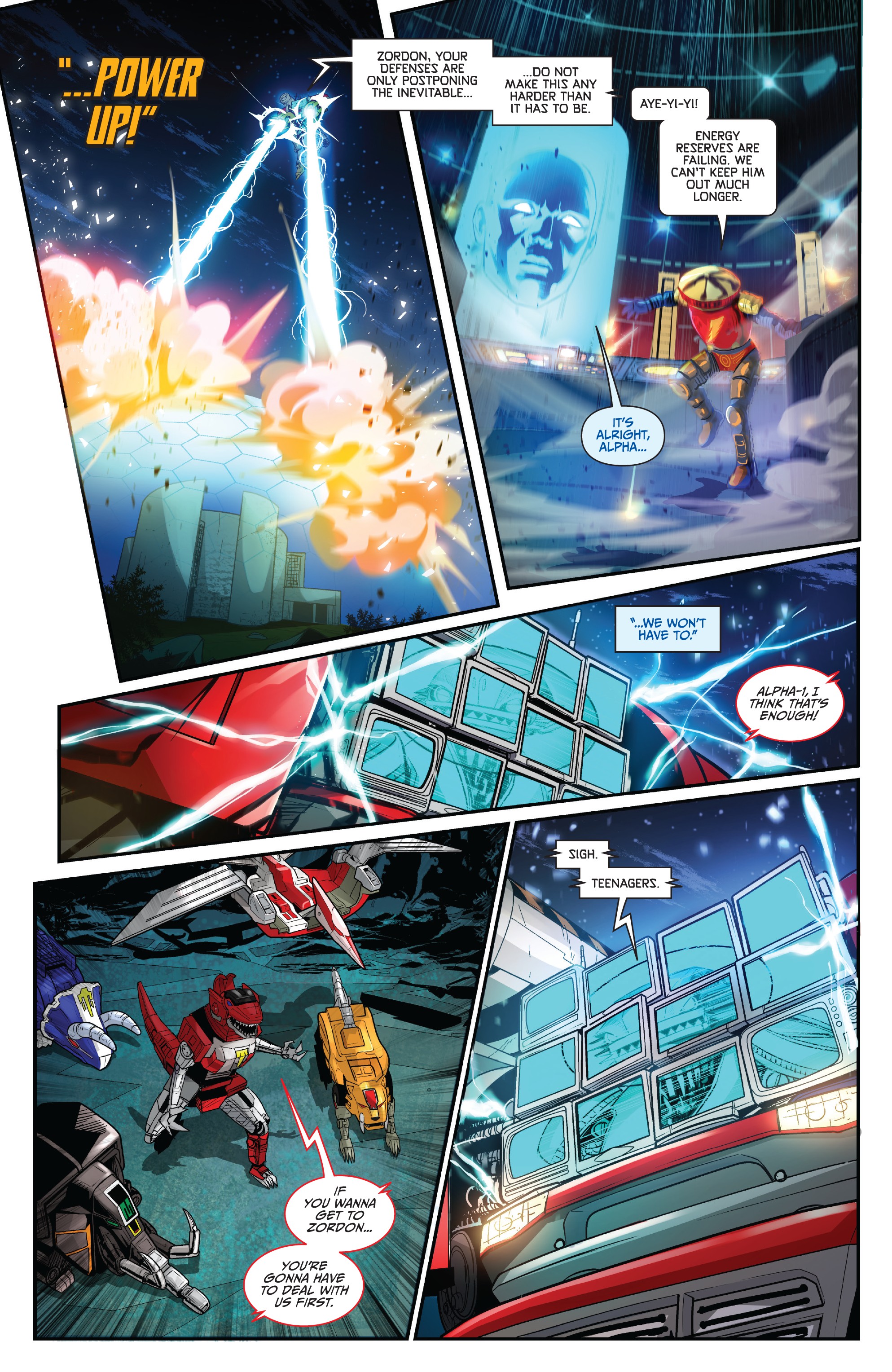 Read online Saban's Go Go Power Rangers: Forever Rangers comic -  Issue # Full - 8