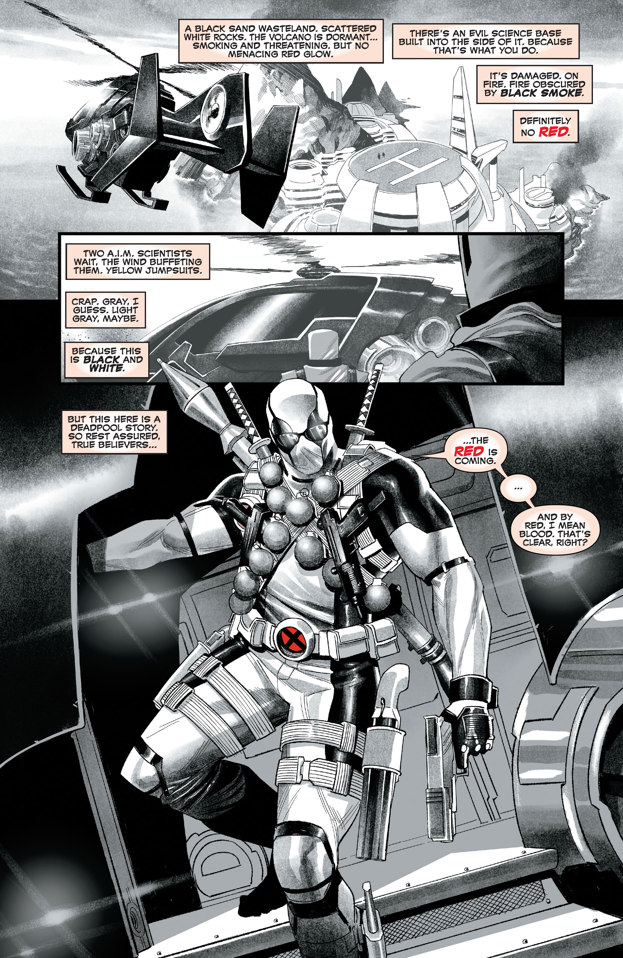 Read online Deadpool: Black, White & Blood comic -  Issue #4 - 3