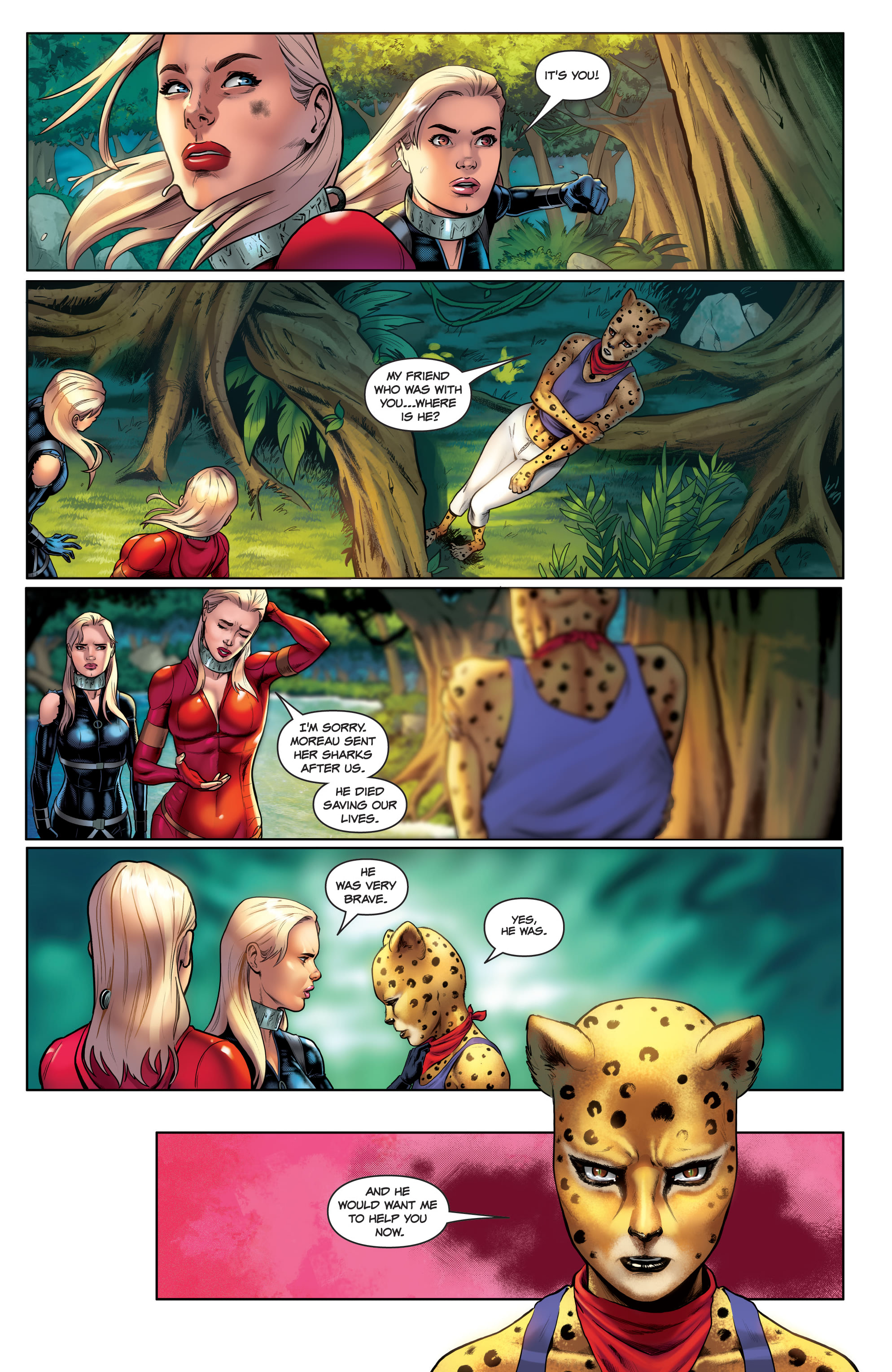 Read online Red Agent: Island of Dr Moreau comic -  Issue #5 - 8