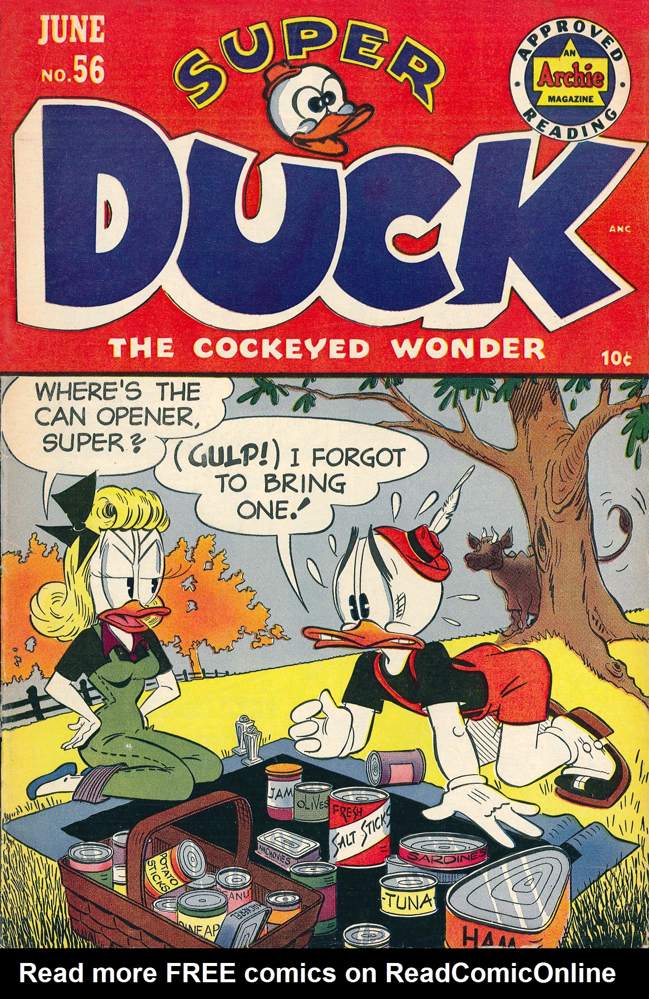 Read online Super Duck Comics comic -  Issue #56 - 1