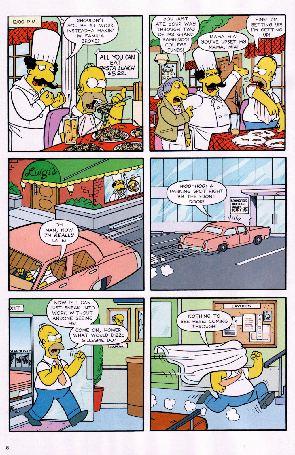 Read online Simpsons Comics comic -  Issue #128 - 8