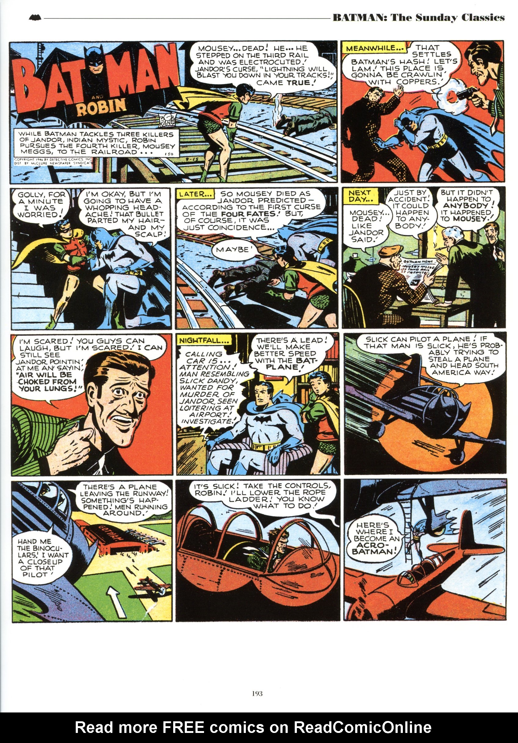 Read online Batman: The Sunday Classics comic -  Issue # TPB - 199