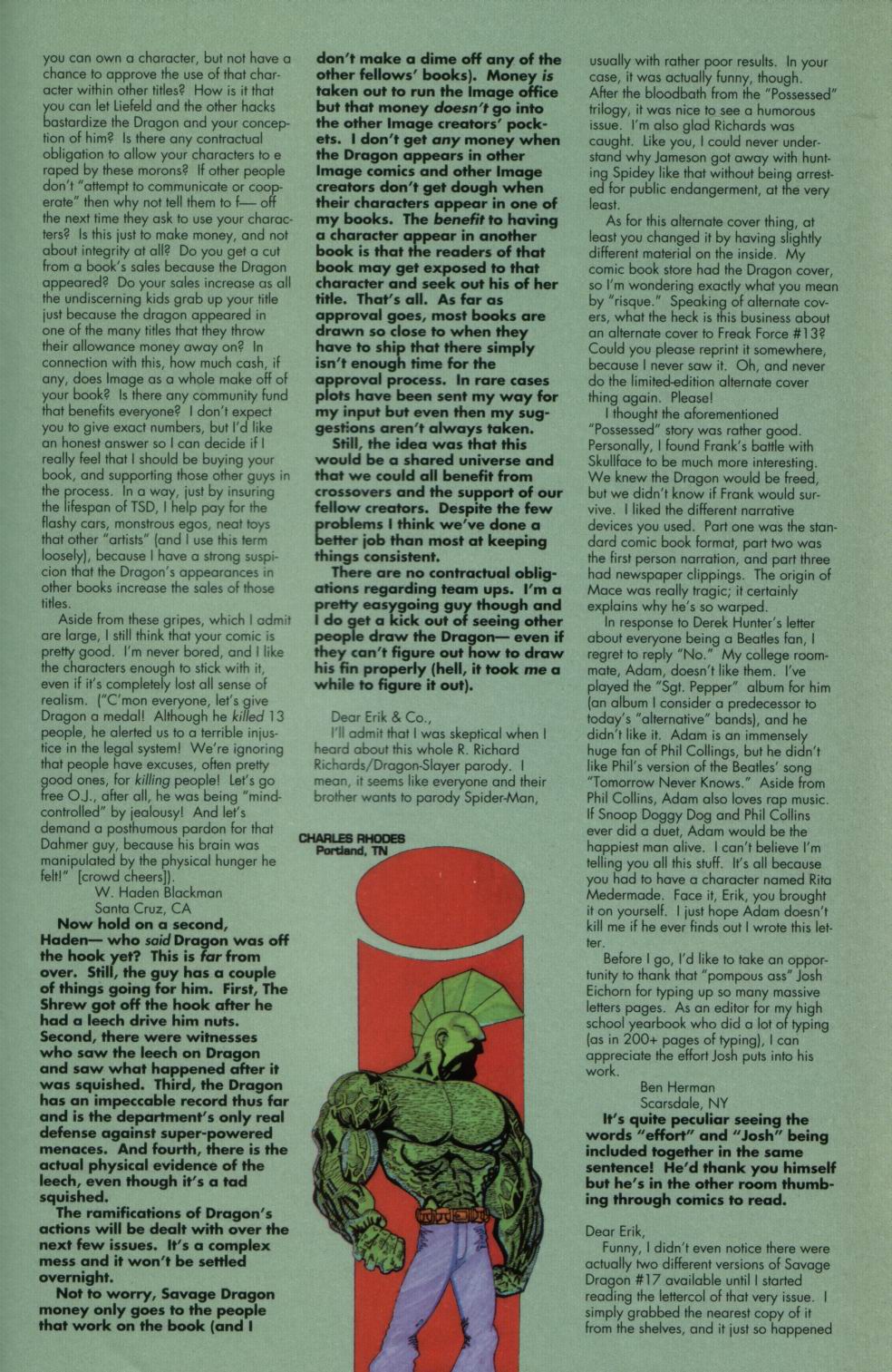 Read online The Savage Dragon (1993) comic -  Issue #18 - 28