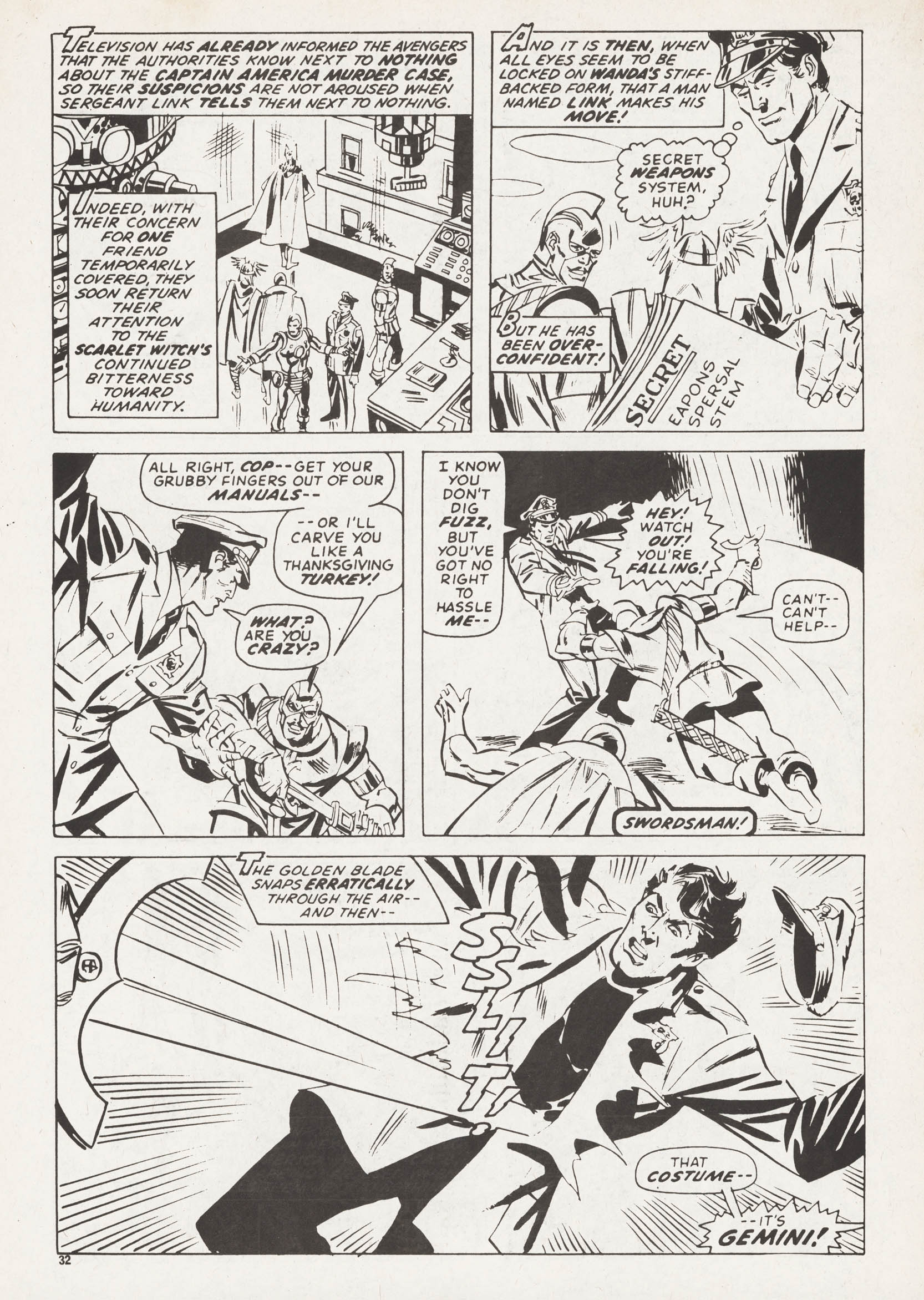Read online Super Spider-Man and Captain Britain comic -  Issue #240 - 32