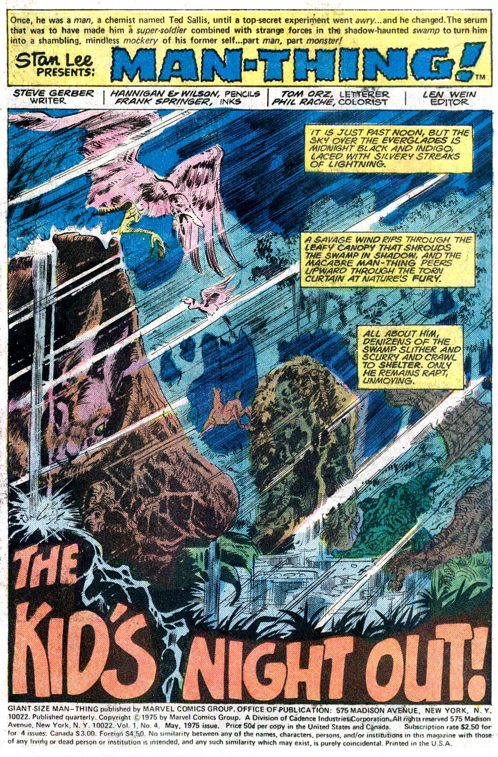 Read online Giant-Size Man-Thing comic -  Issue #4 - 2