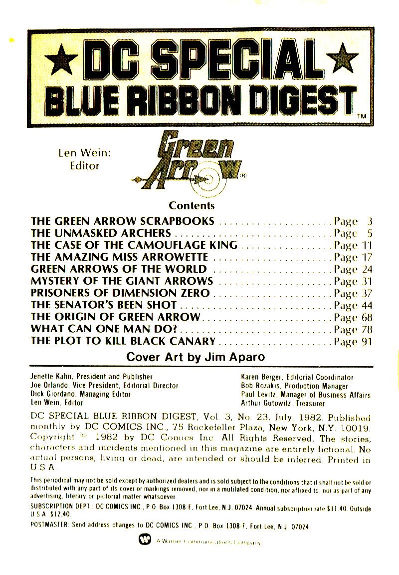 Read online DC Special Blue Ribbon Digest comic -  Issue #23 - 2