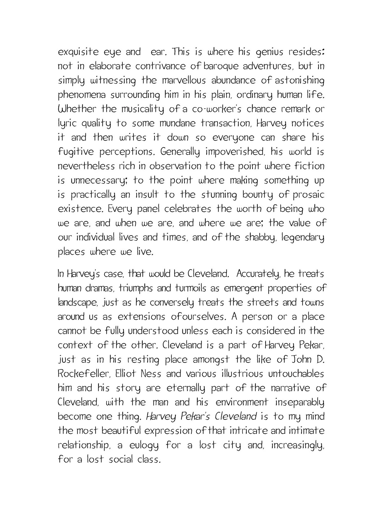 Read online Harvey Pekar's Cleveland comic -  Issue # TPB - 6