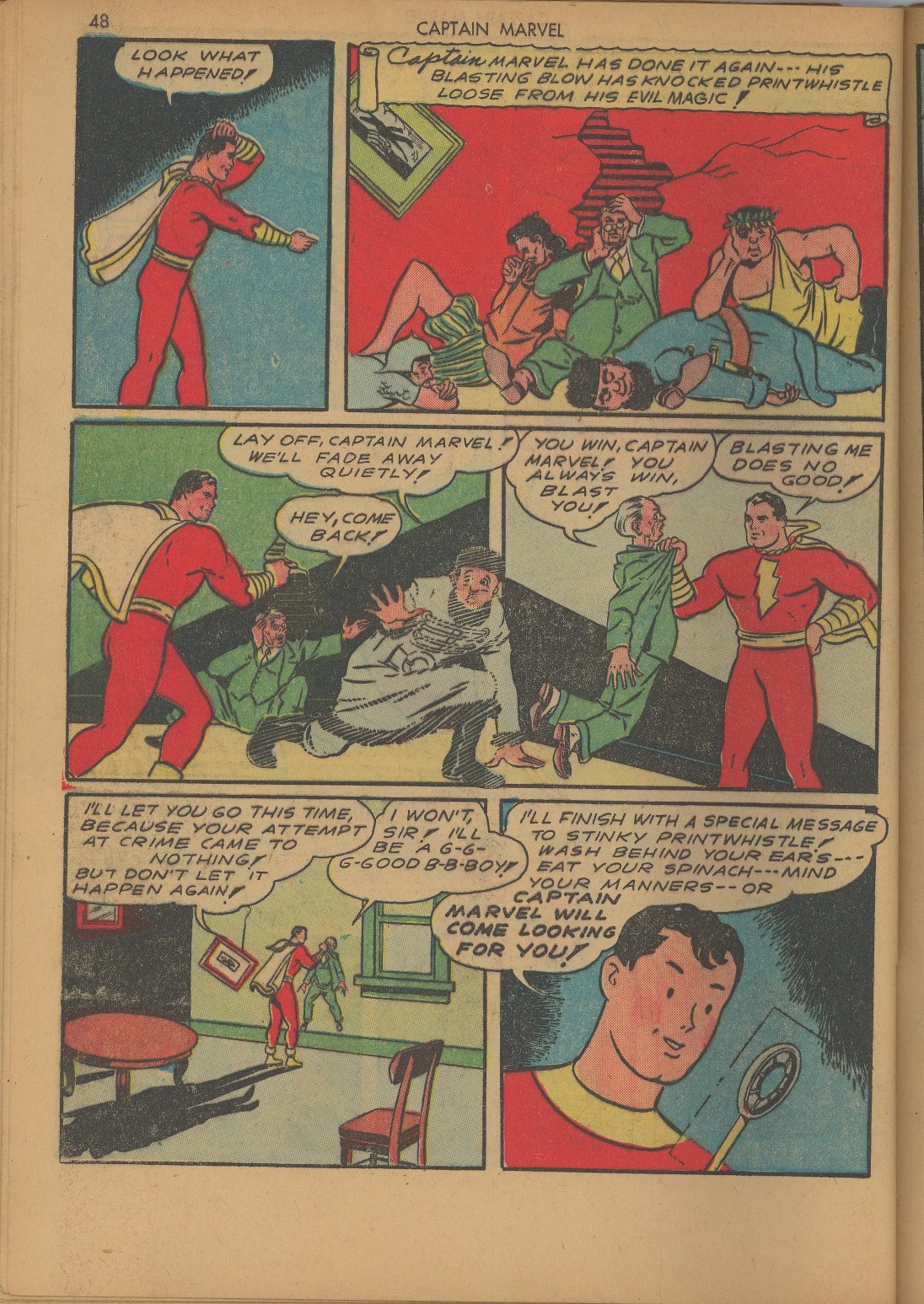 Read online Captain Marvel Adventures comic -  Issue #8 - 49