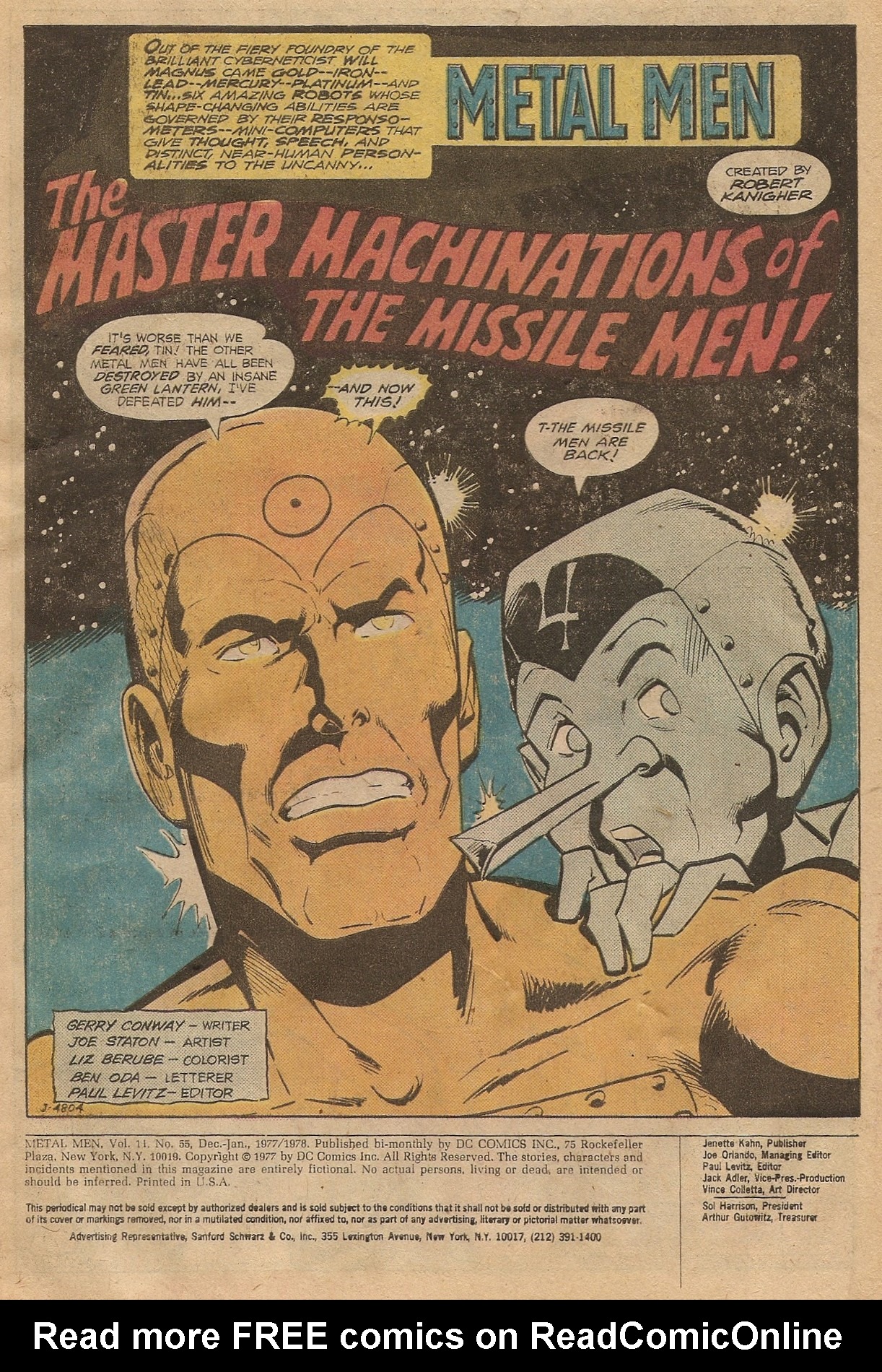 Read online Metal Men (1963) comic -  Issue #55 - 3