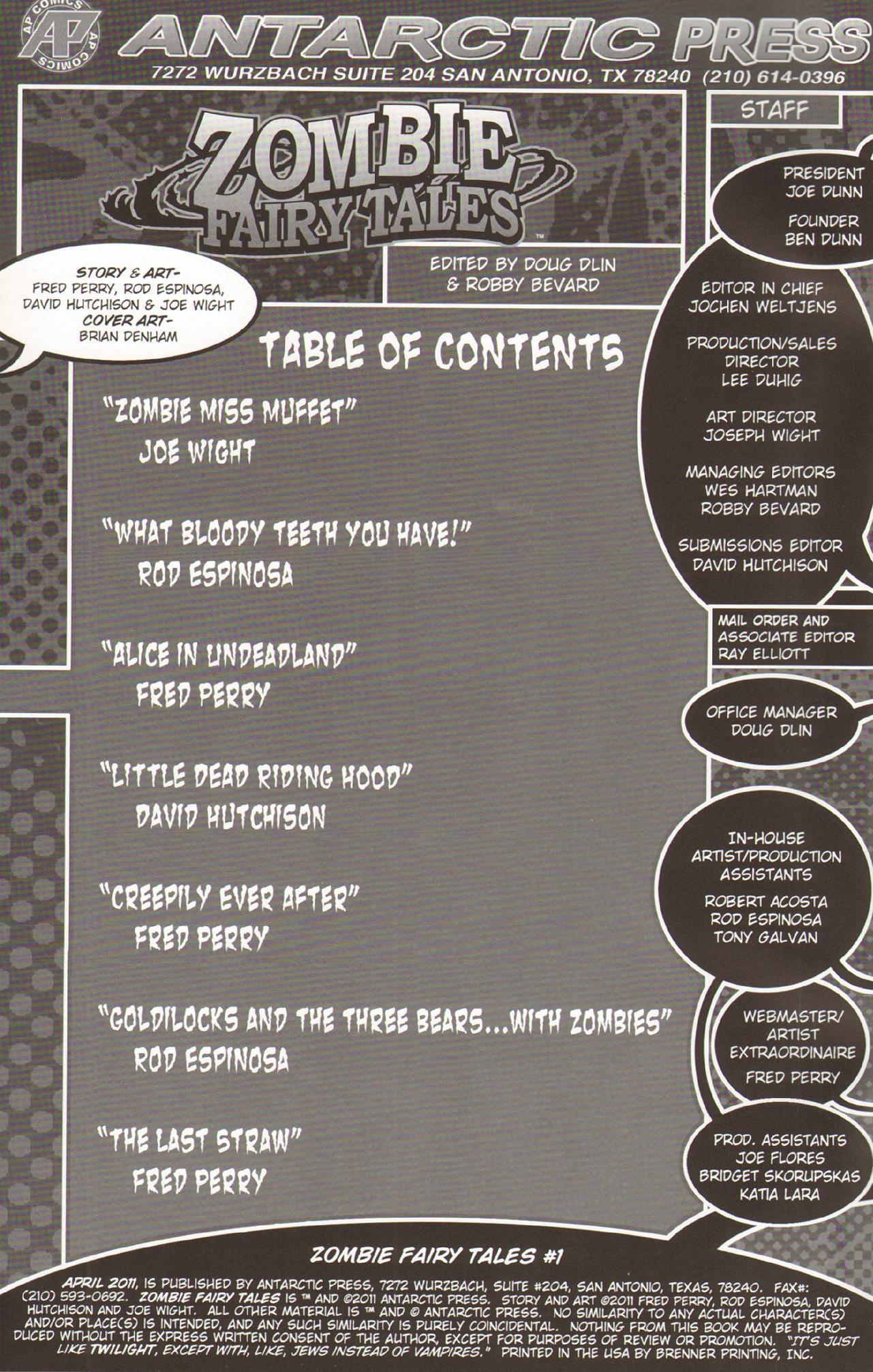 Read online Zombie Fairy Tales comic -  Issue # Full - 2