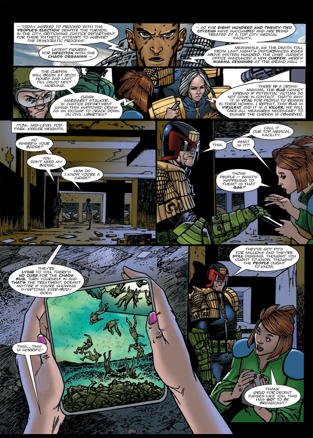 Read online Judge Dredd: Day of Chaos: Endgame comic -  Issue # TPB (Part 2) - 20