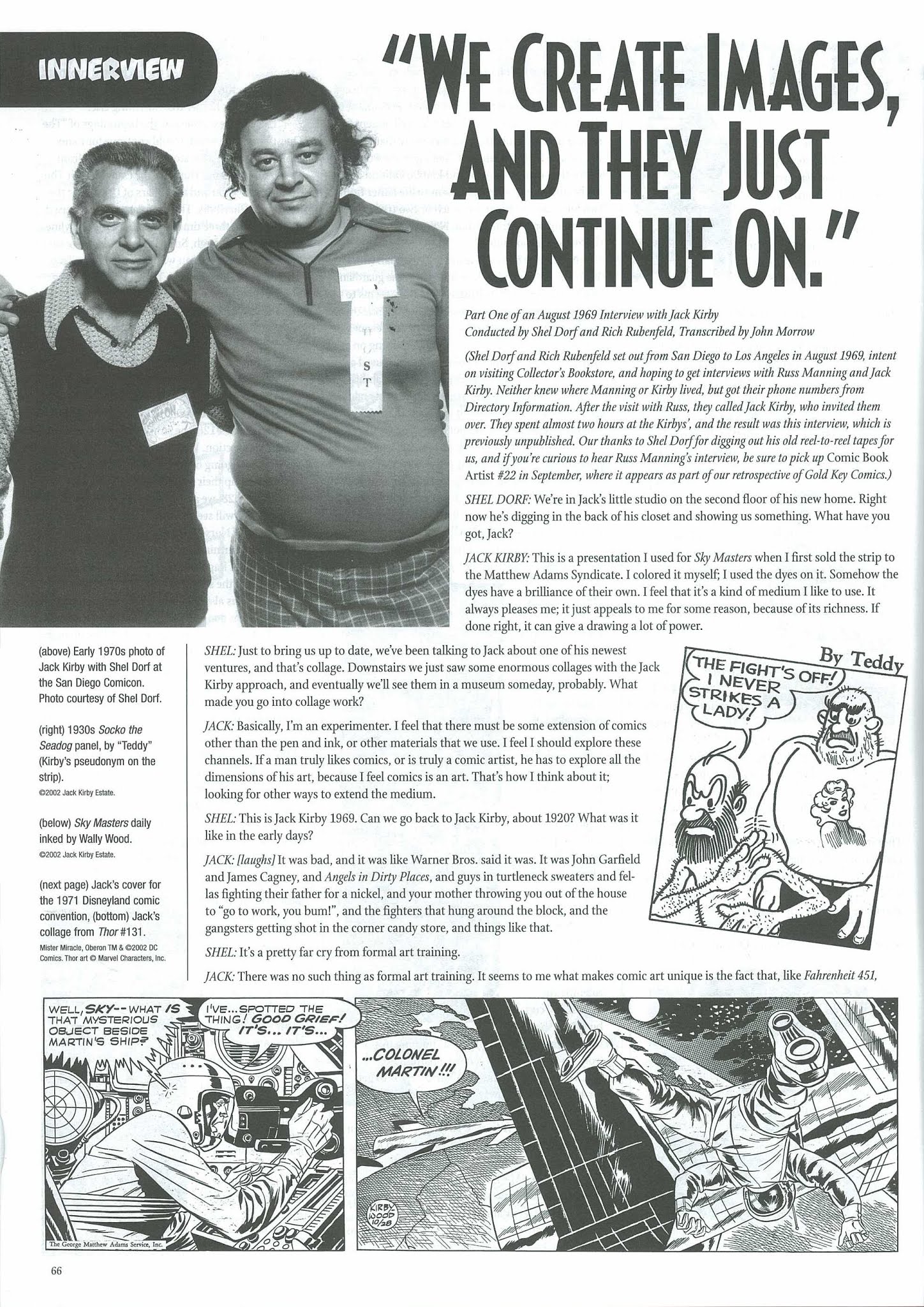 Read online The Jack Kirby Collector comic -  Issue #36 - 68