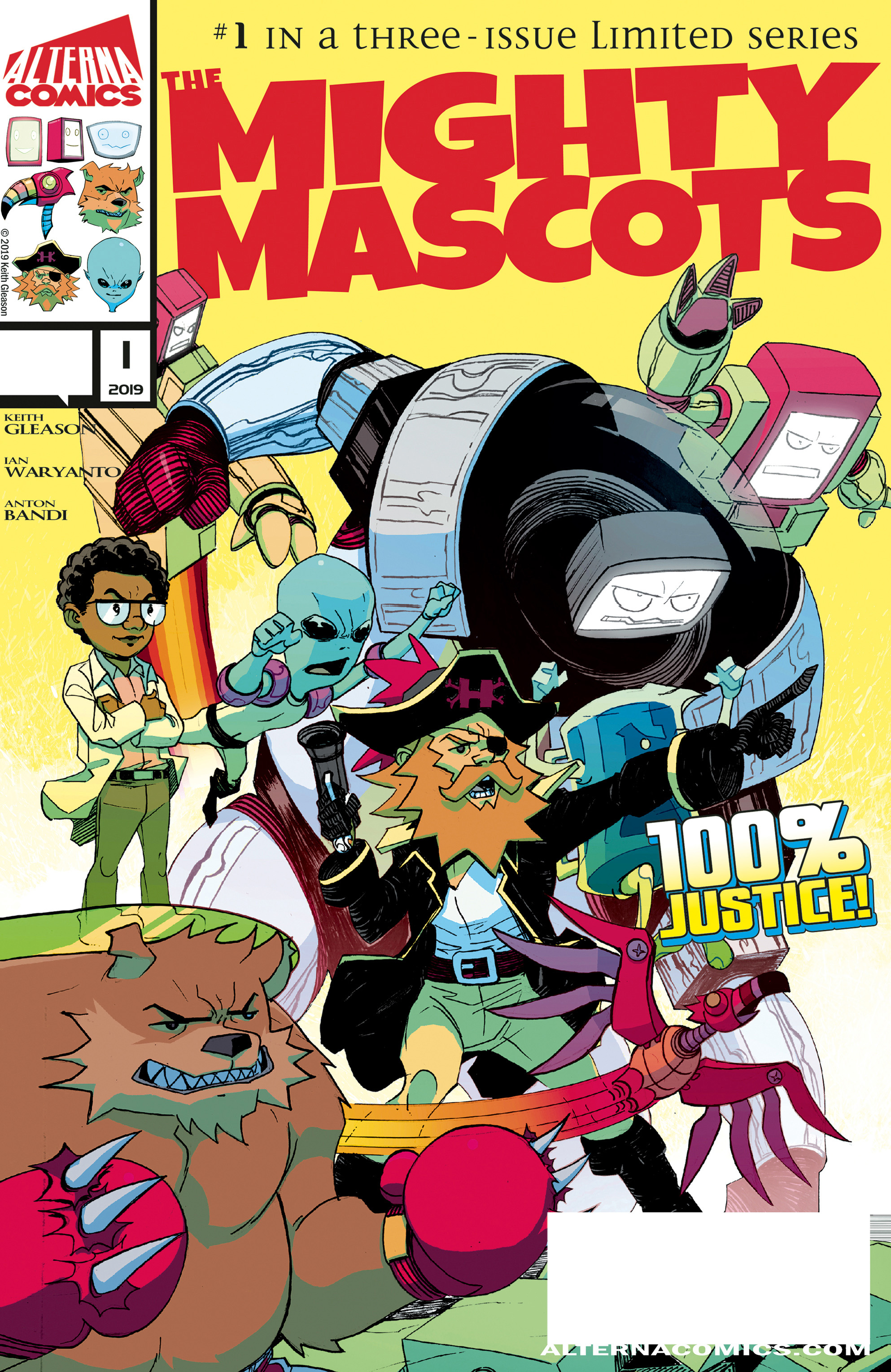 Read online The Mighty Mascots comic -  Issue #1 - 1