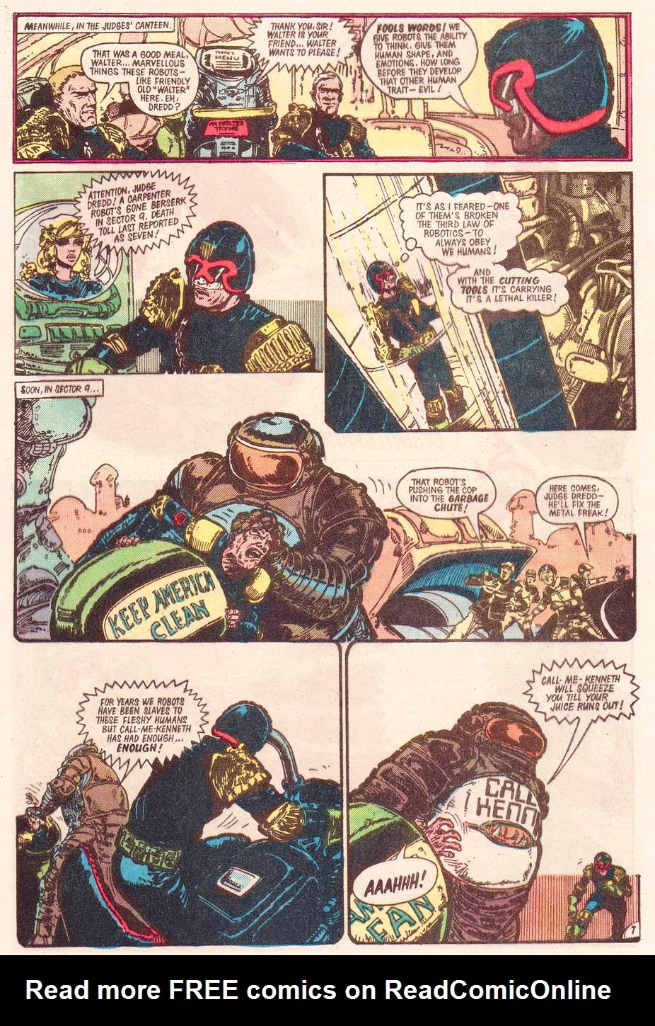 Read online Judge Dredd: The Early Cases comic -  Issue #1 - 9
