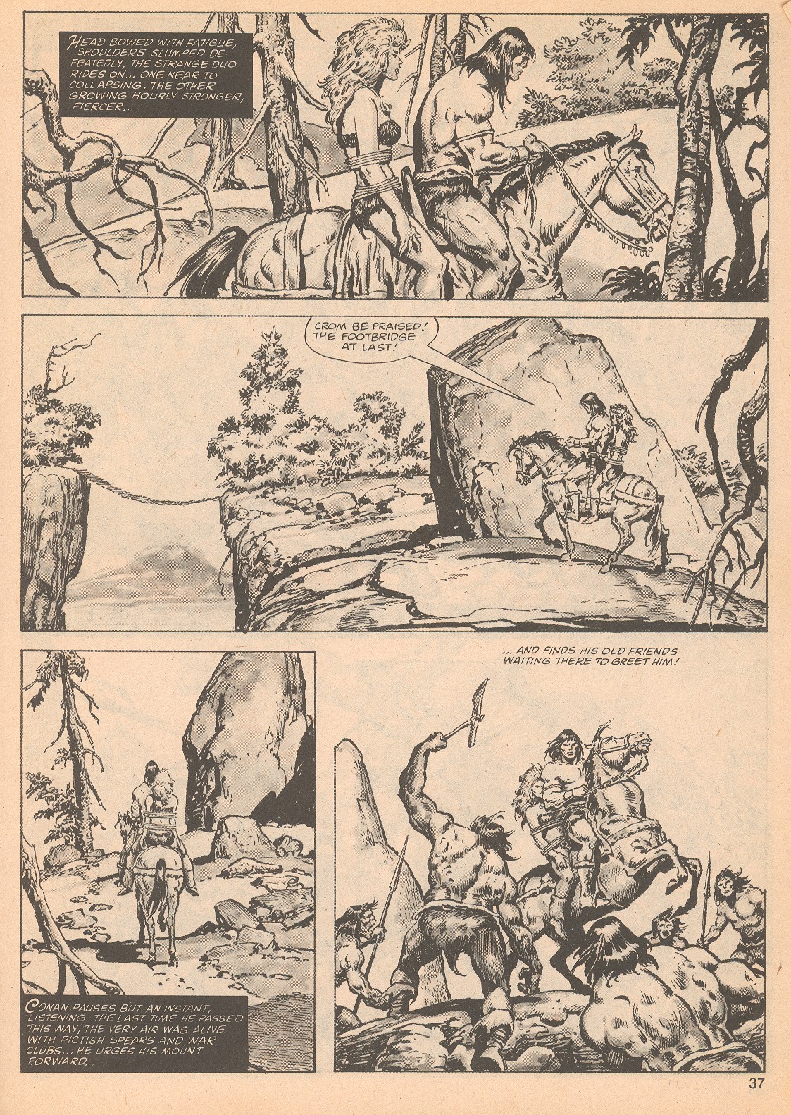 Read online The Savage Sword Of Conan comic -  Issue #64 - 37